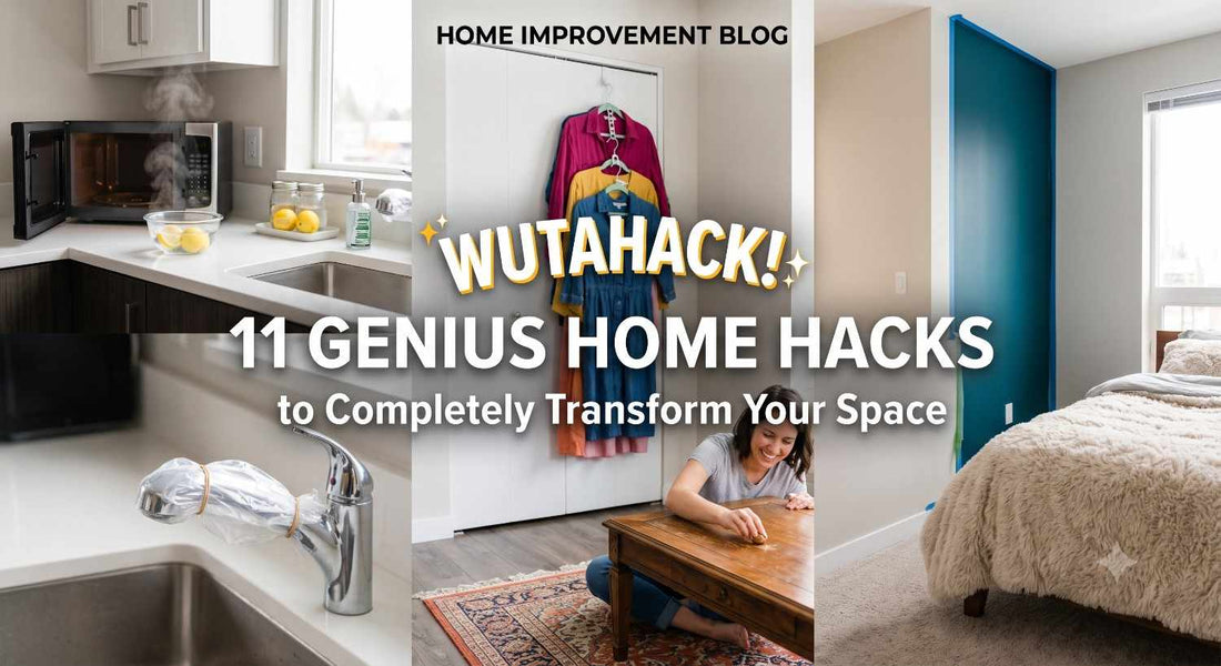 WutaHack! 11 Genius Home Hacks to Completely Transform Your Space