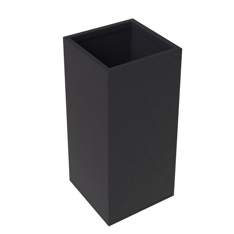 Basalt Fiberstone and MgO Clay Modern Tall Square Planter Pot for Indoor and Outdoor