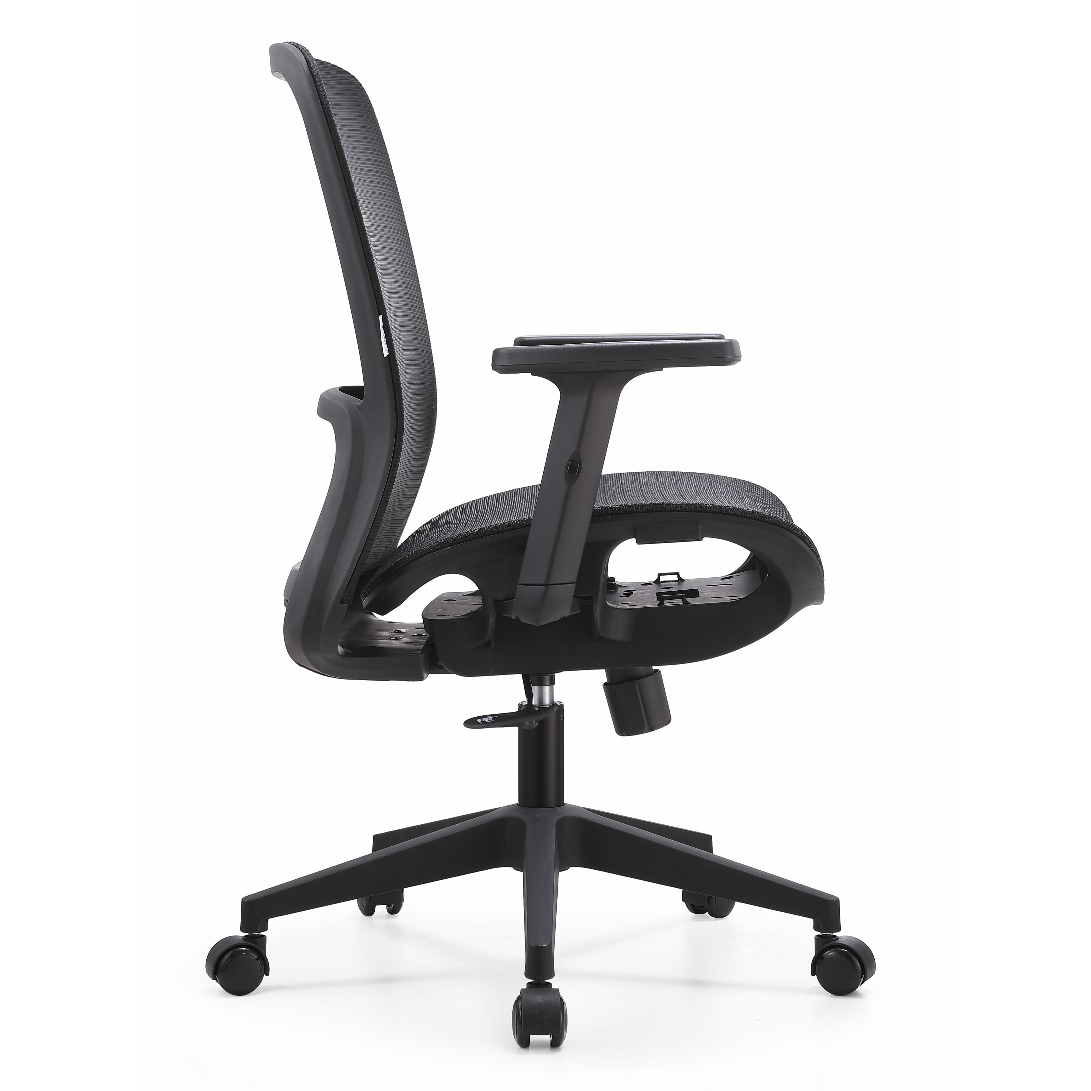 Amanda Adjustable Height Mesh Office Chair with Nylon Frame - Swivel and Tilt Mechanism