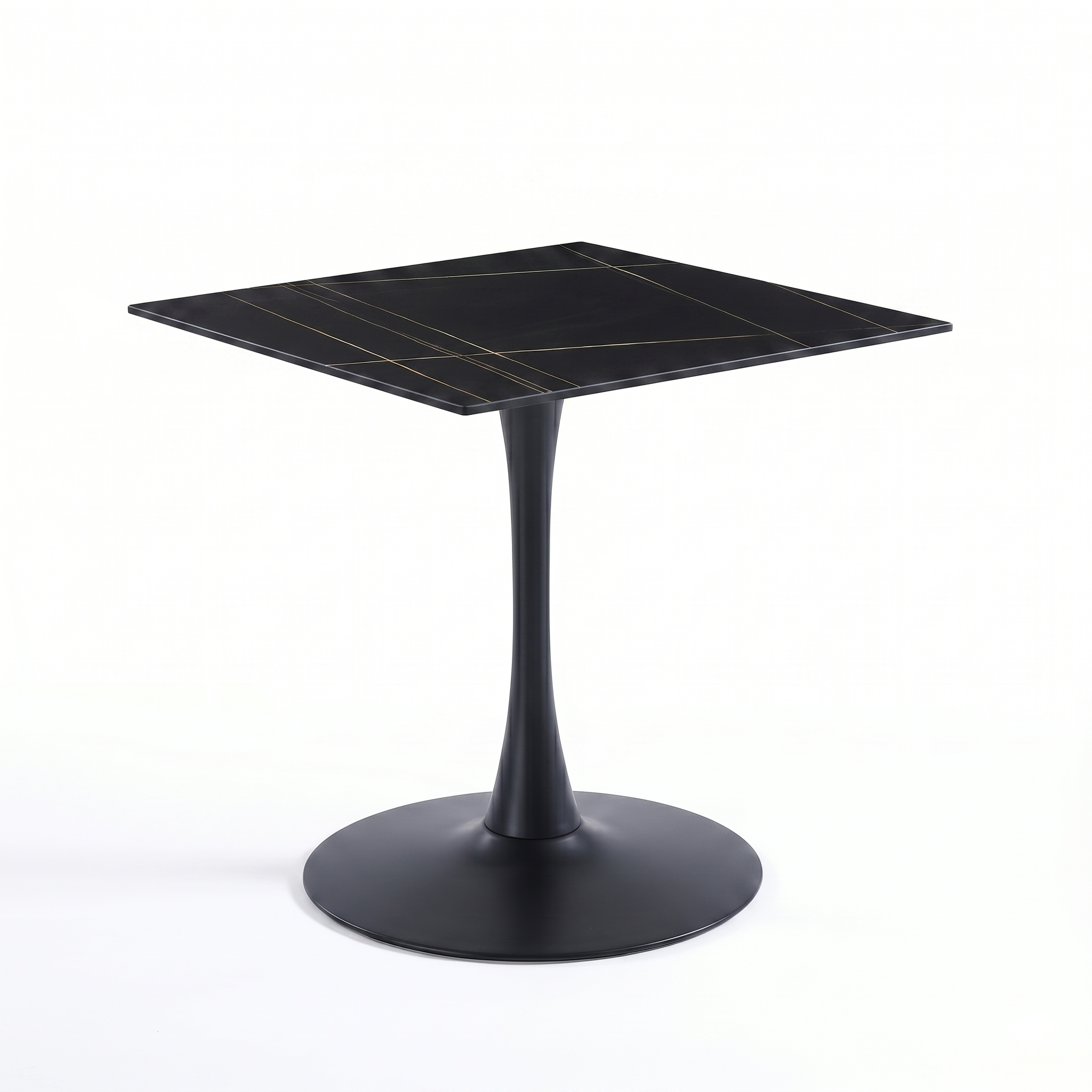 Bristol Square Dining Table with Sintered Stone Top and Steel Base