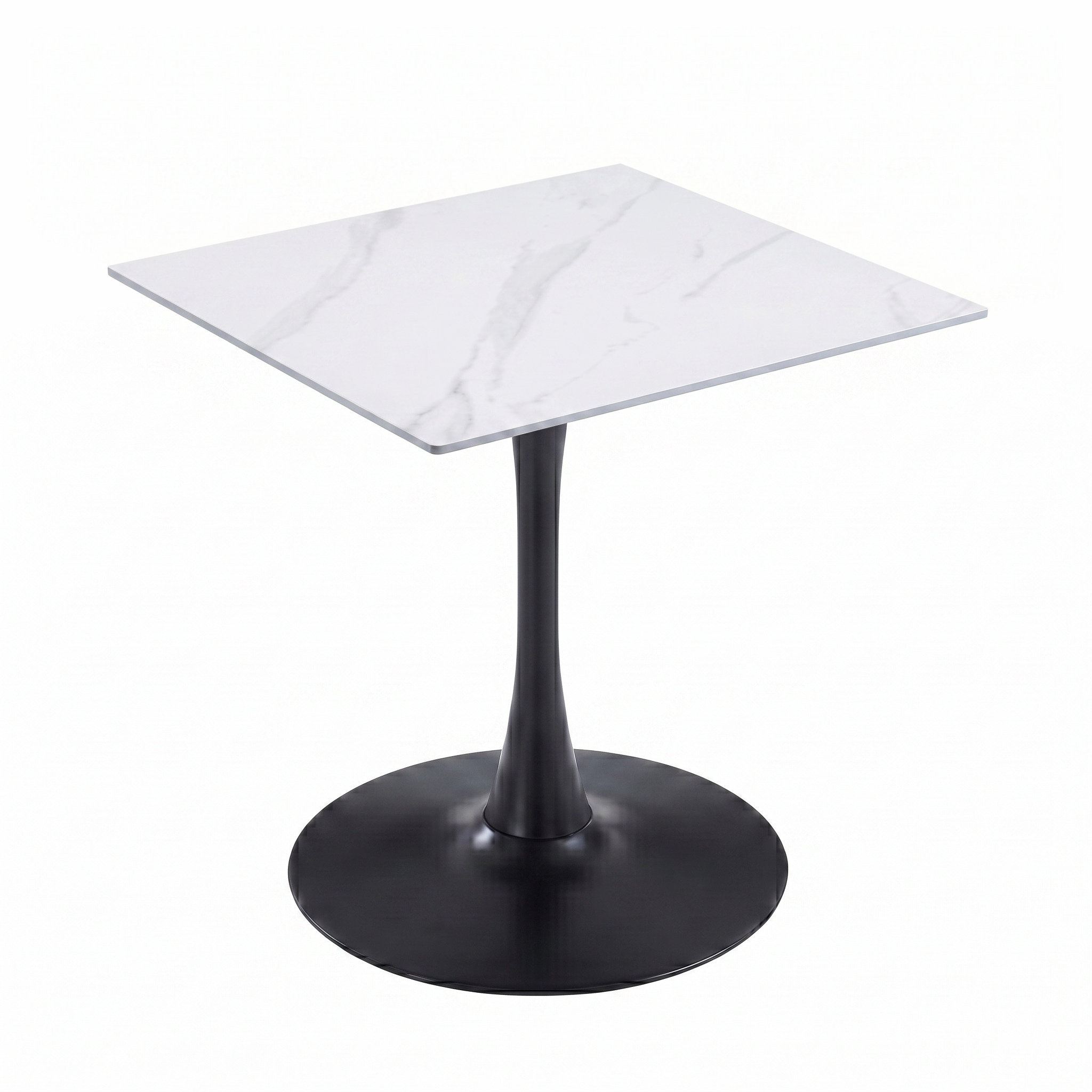 Bristol Square Dining Table with Sintered Stone Top and Steel Base