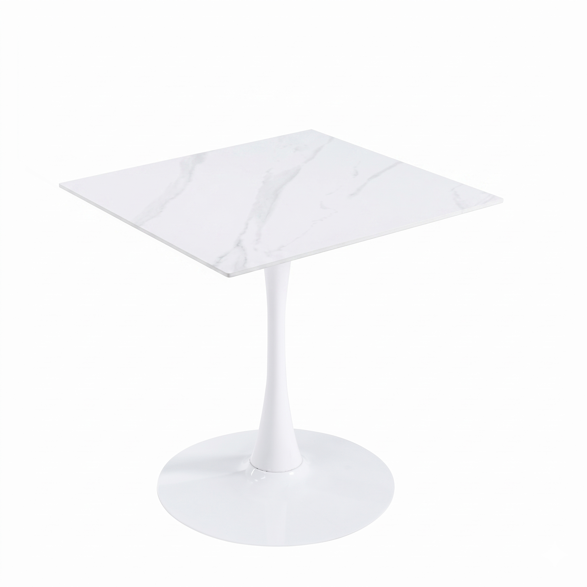 Bristol Square Dining Table with Sintered Stone Top and Steel Base