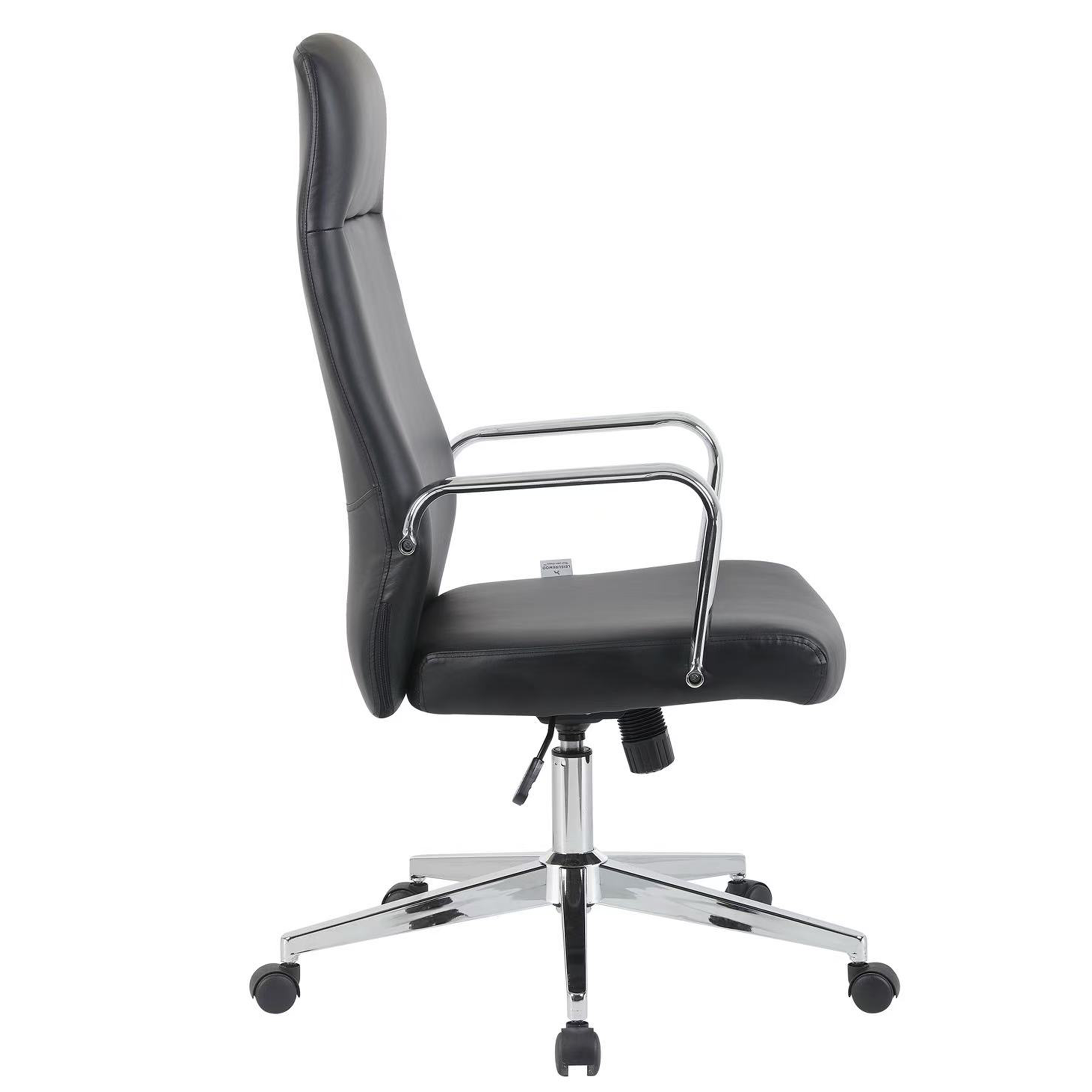 Flux Leather Office Chair Adjustable Height and Tilt with an Iron Frame