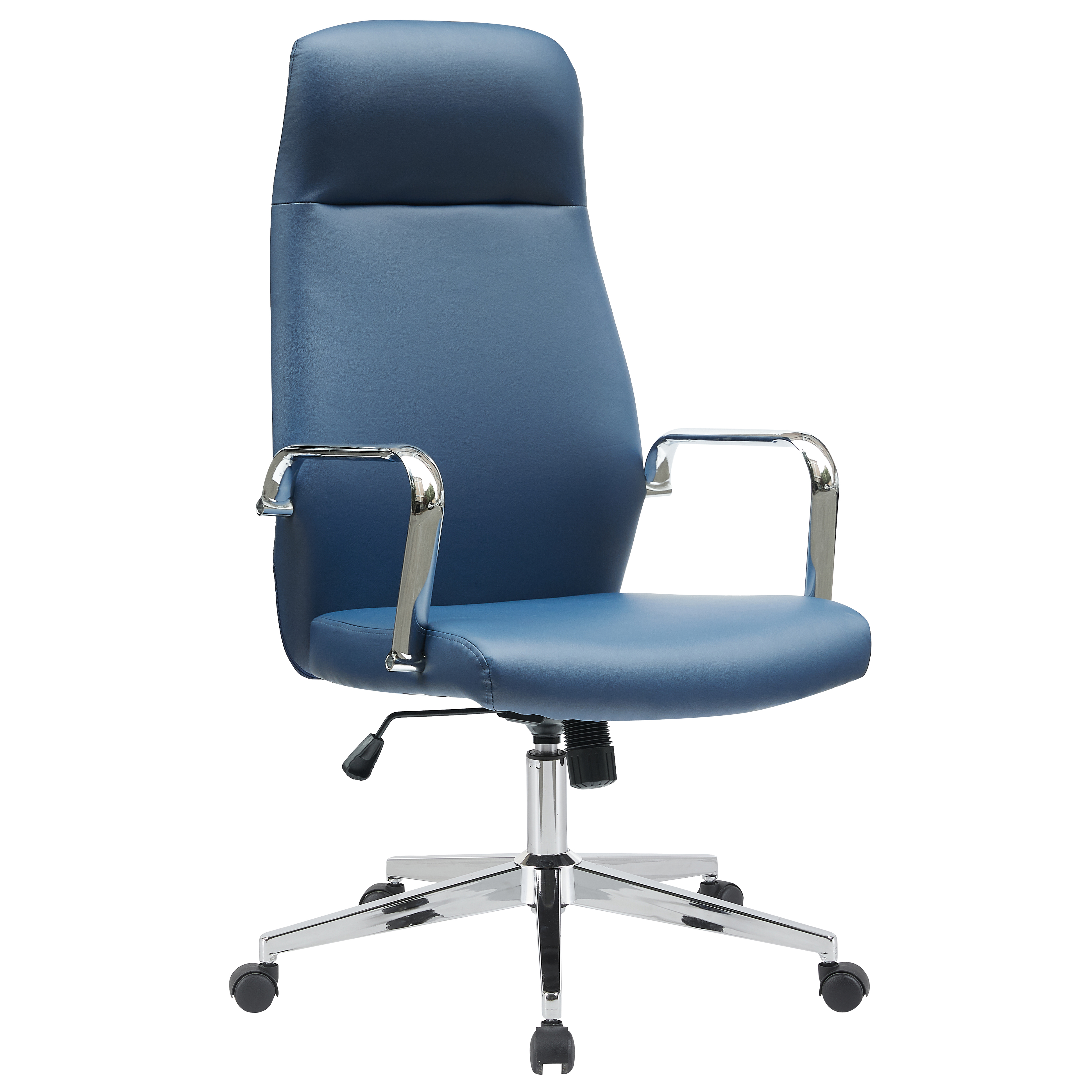 Flux Leather Office Chair Adjustable Height and Tilt with an Iron Frame