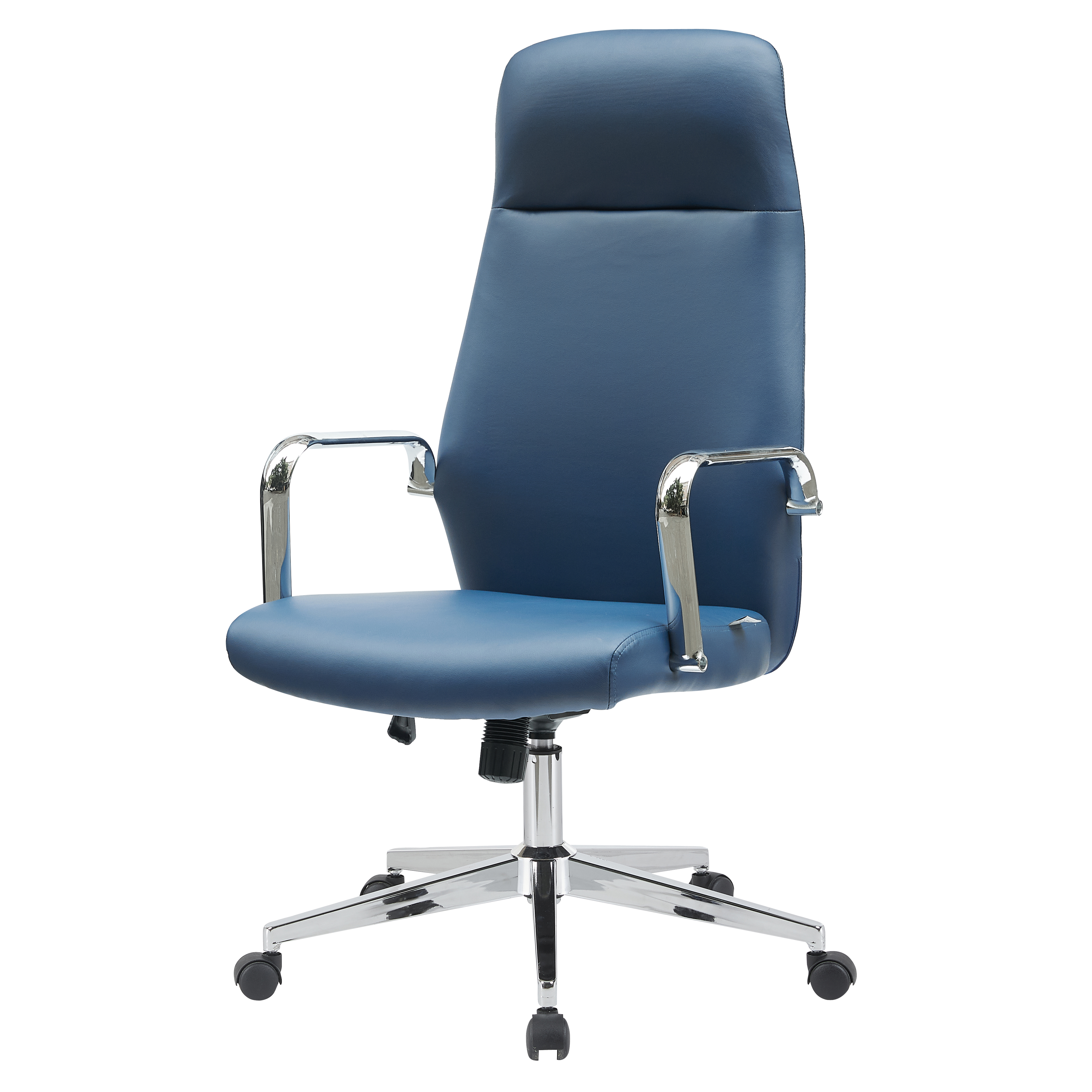Flux Leather Office Chair Adjustable Height and Tilt with an Iron Frame
