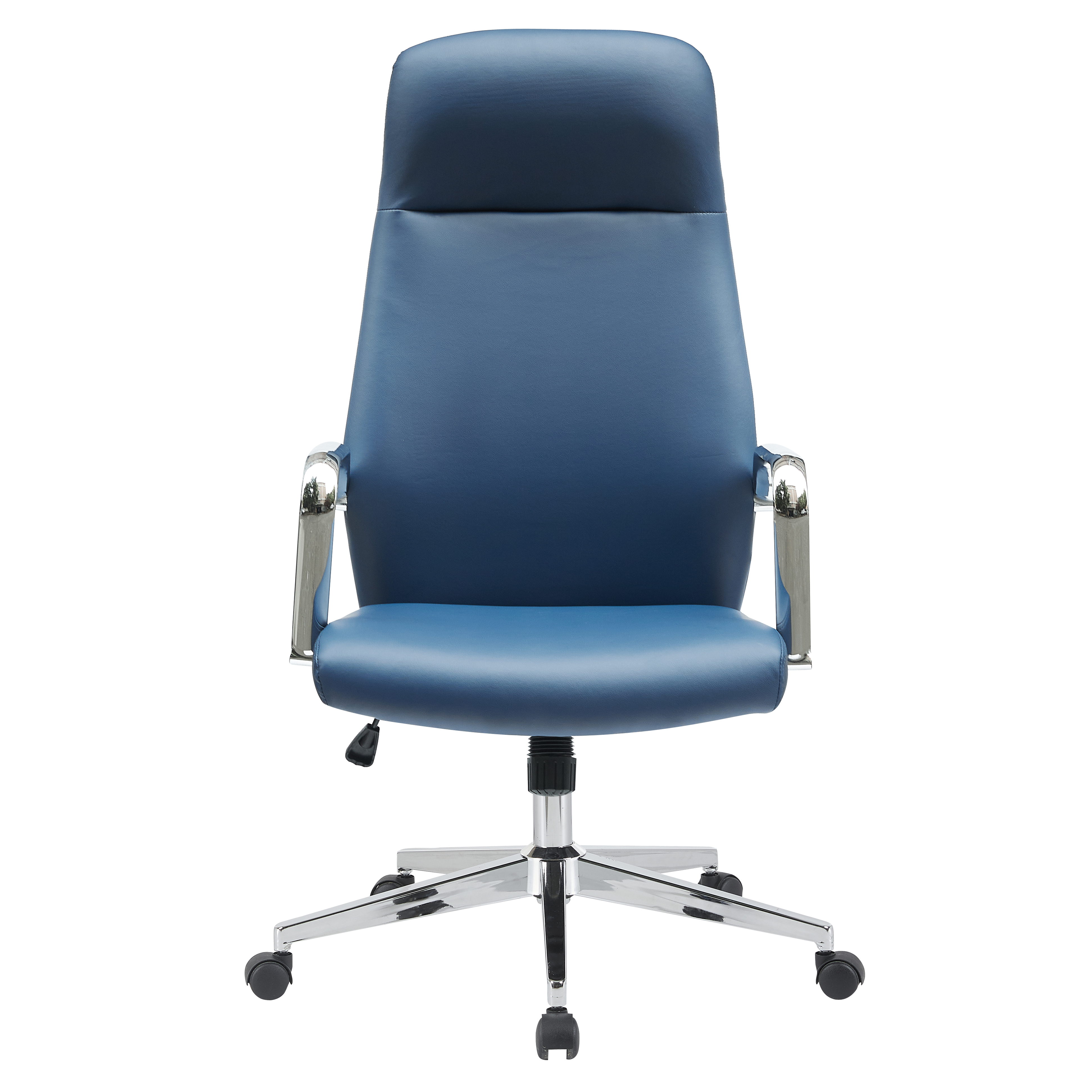 Flux Leather Office Chair Adjustable Height and Tilt with an Iron Frame