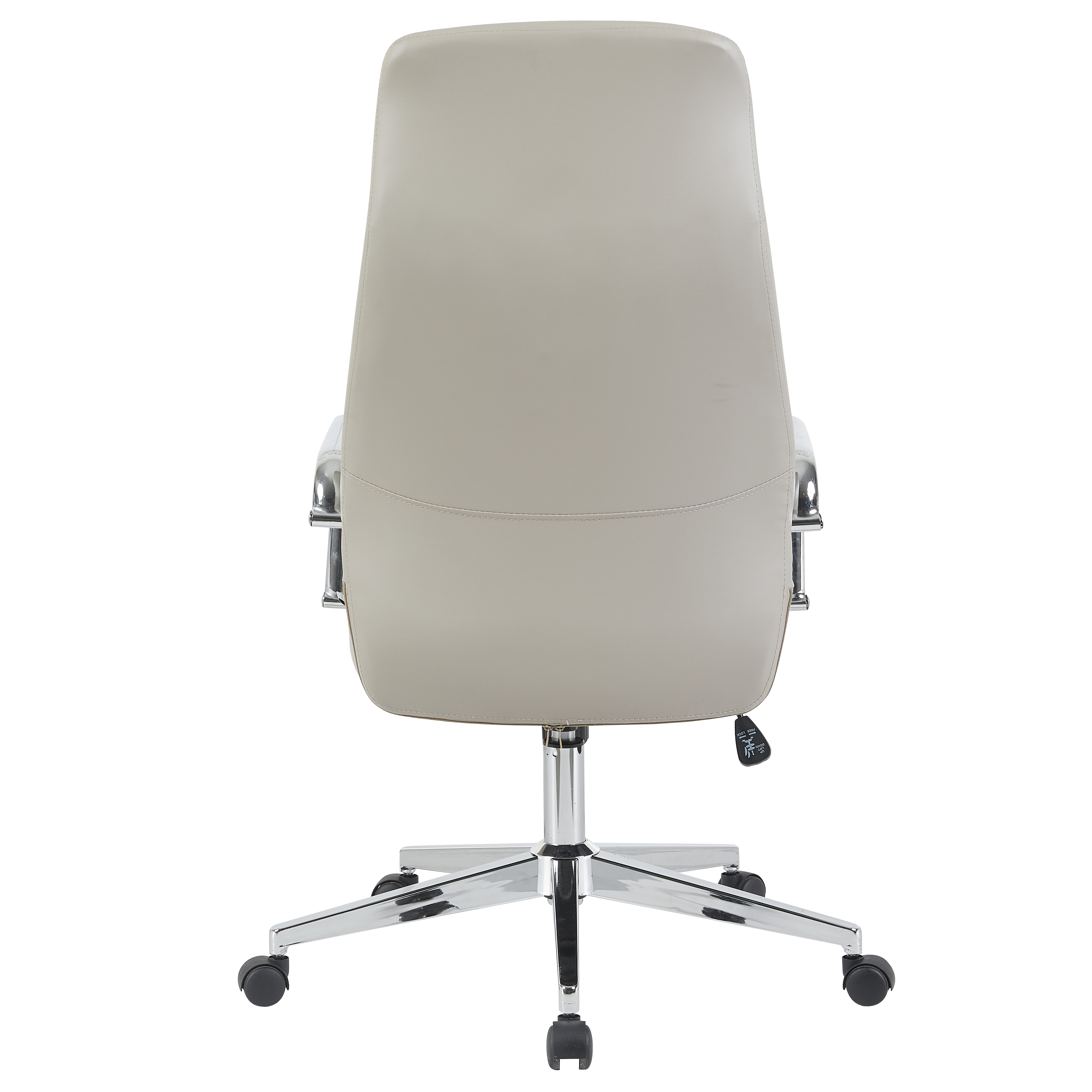 Flux Leather Office Chair Adjustable Height and Tilt with an Iron Frame
