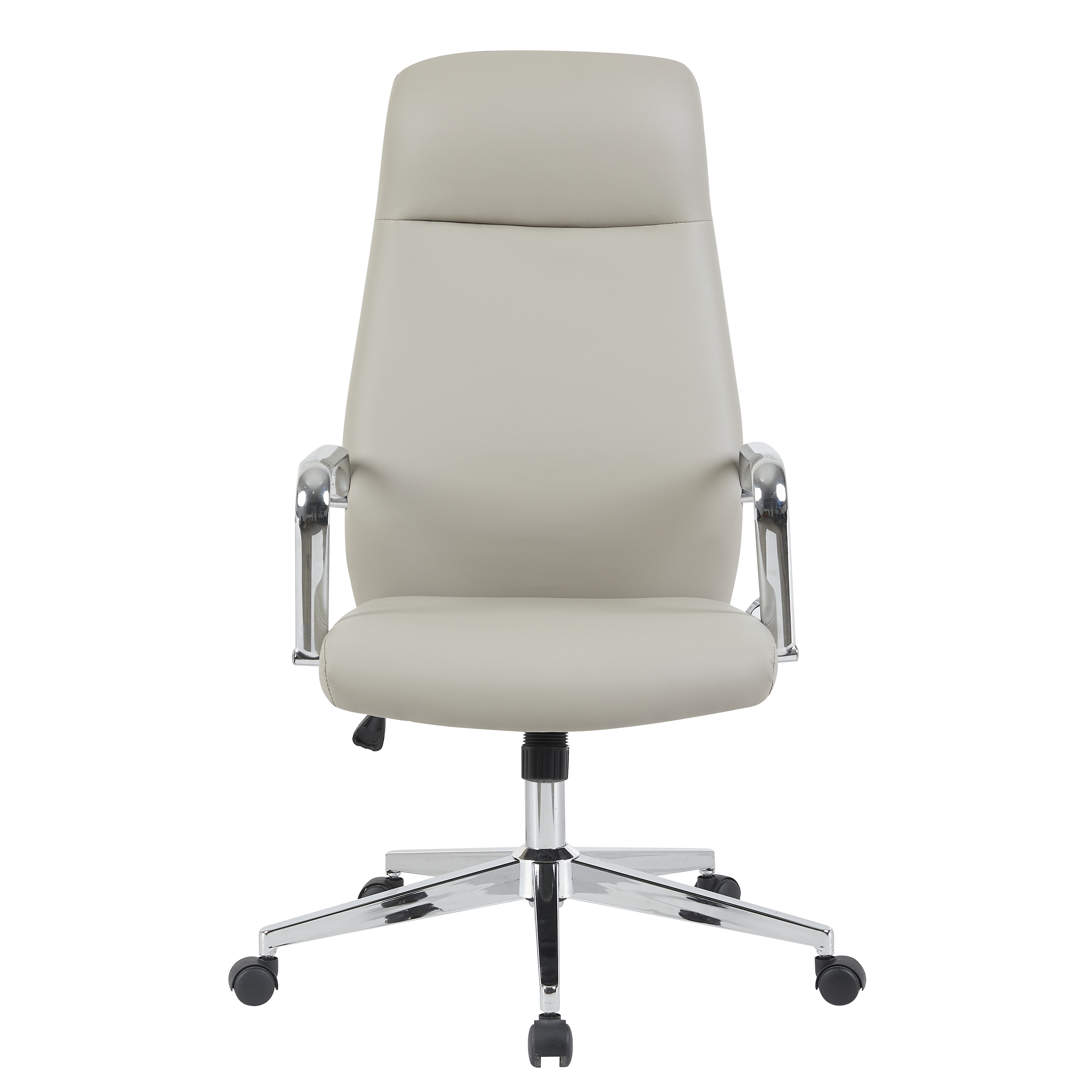 Flux Leather Office Chair Adjustable Height and Tilt with an Iron Frame