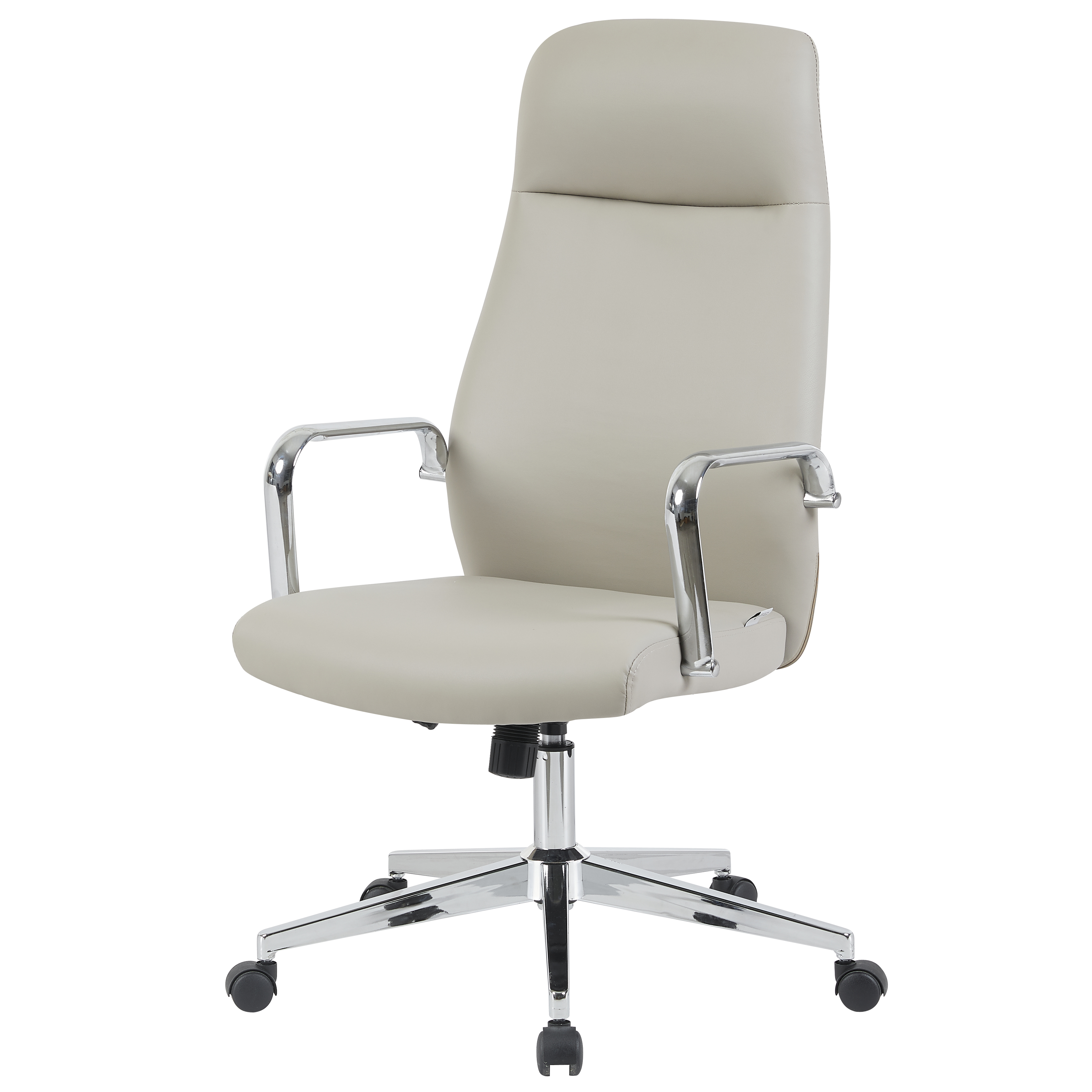 Flux Leather Office Chair Adjustable Height and Tilt with an Iron Frame