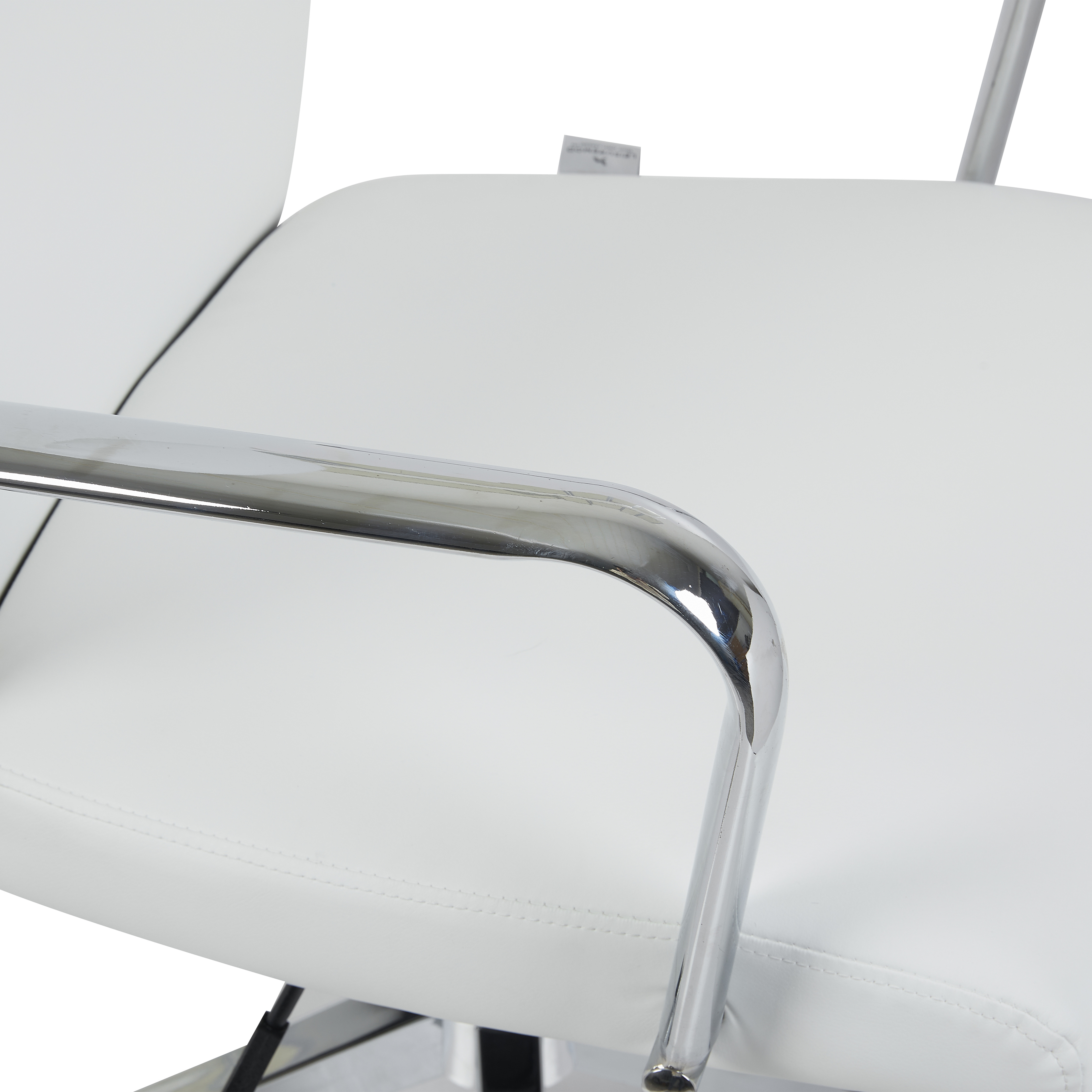 Flux Leather Office Chair Adjustable Height and Tilt with an Iron Frame