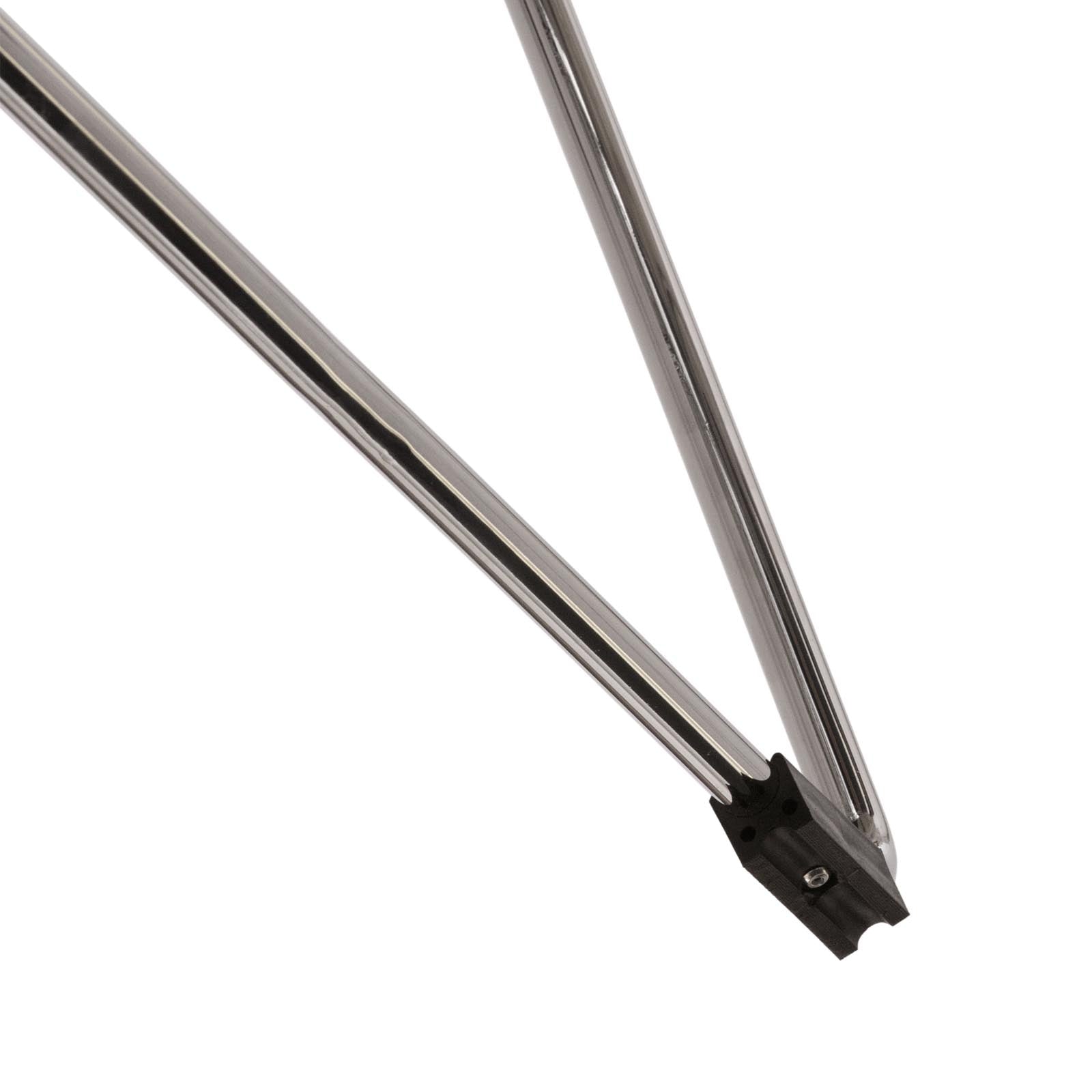 Lima Acrylic Dining Chair Stackable Design with Chrome Steel Base