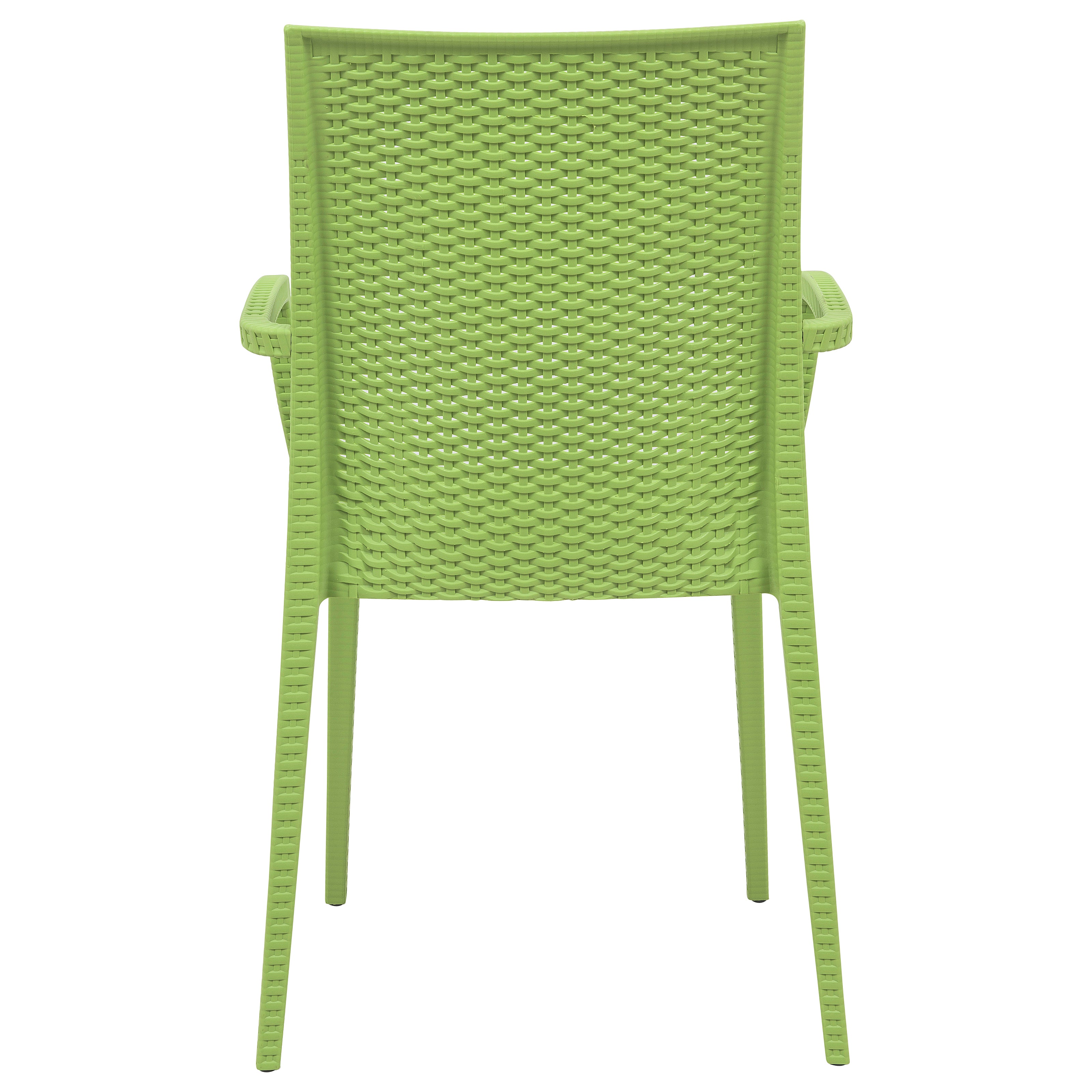 Mace Patio Outdoor Dining Armchair with Weave Design in Polypropylene