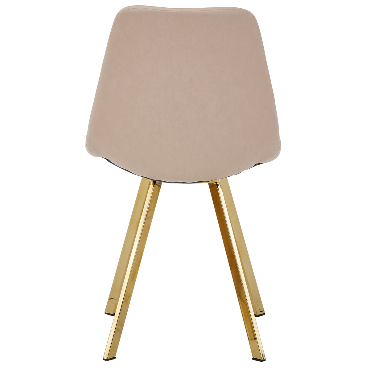 Markley Leather Dining Chair With Steel Legs