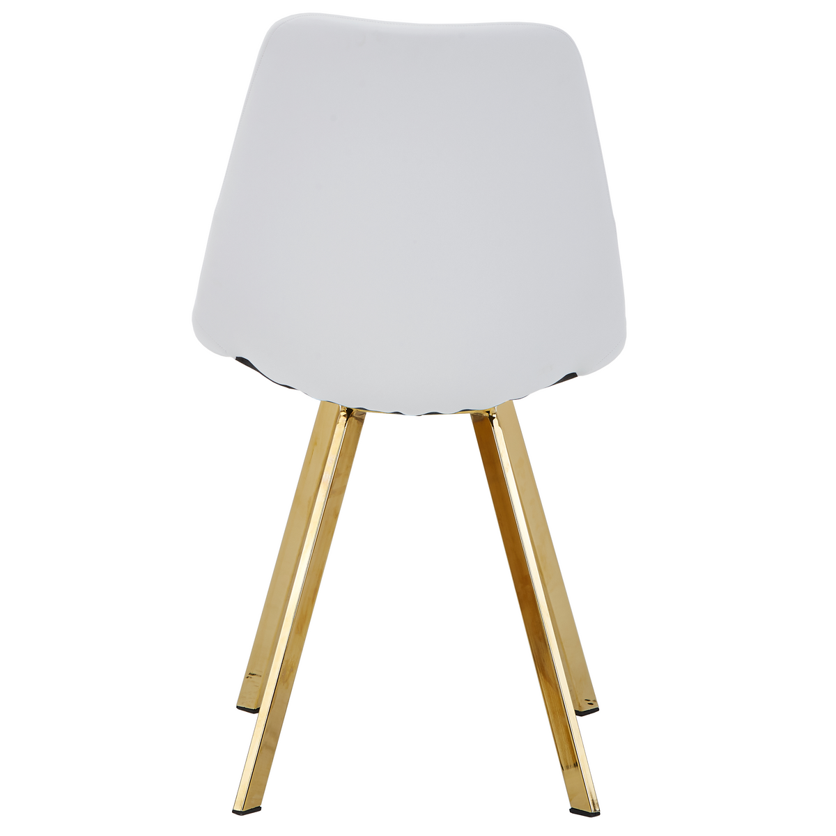 Markley Leather Dining Chair With Steel Legs