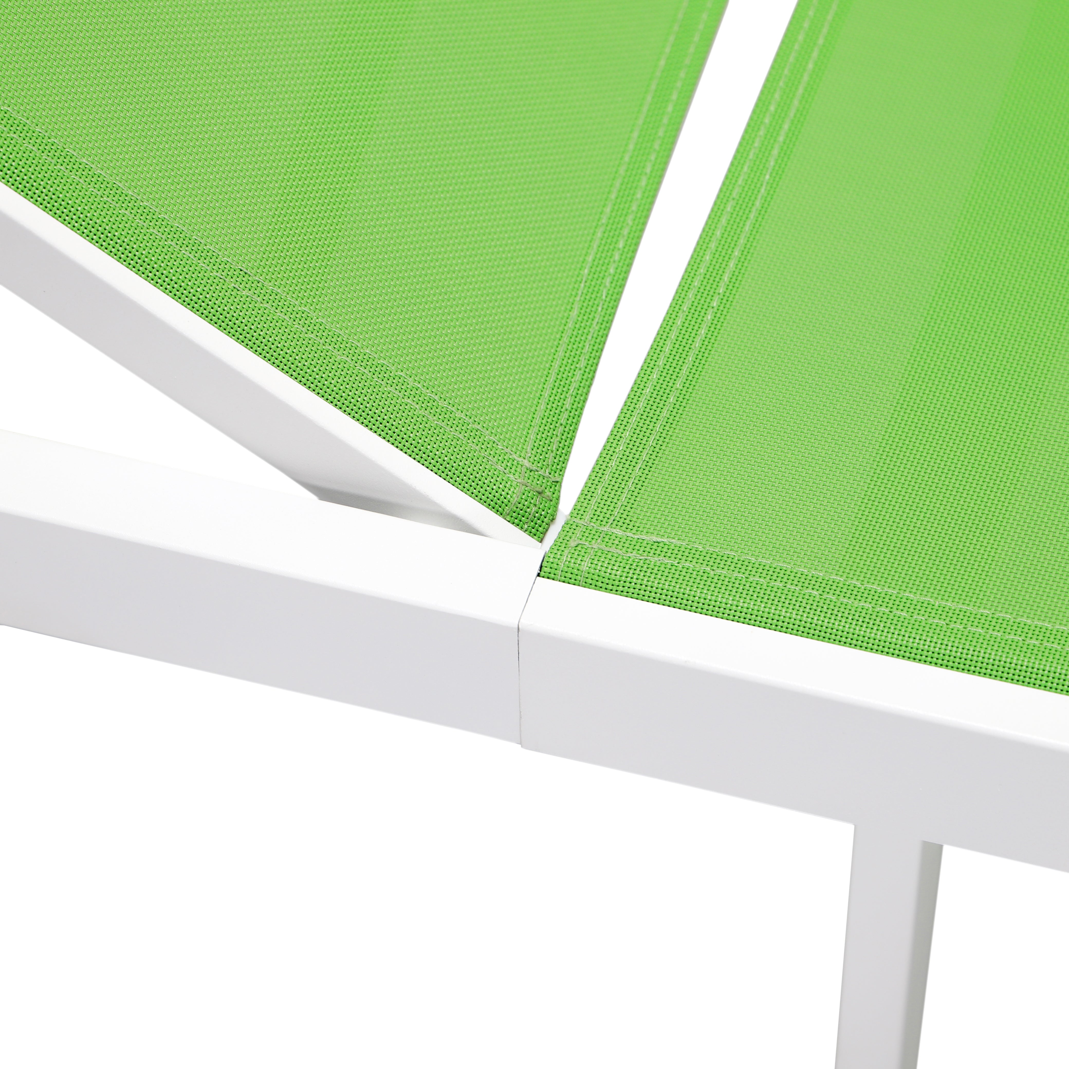 Marlin Aluminum Outdoor Chaise Lounge Chair with Sling Fabric Seat