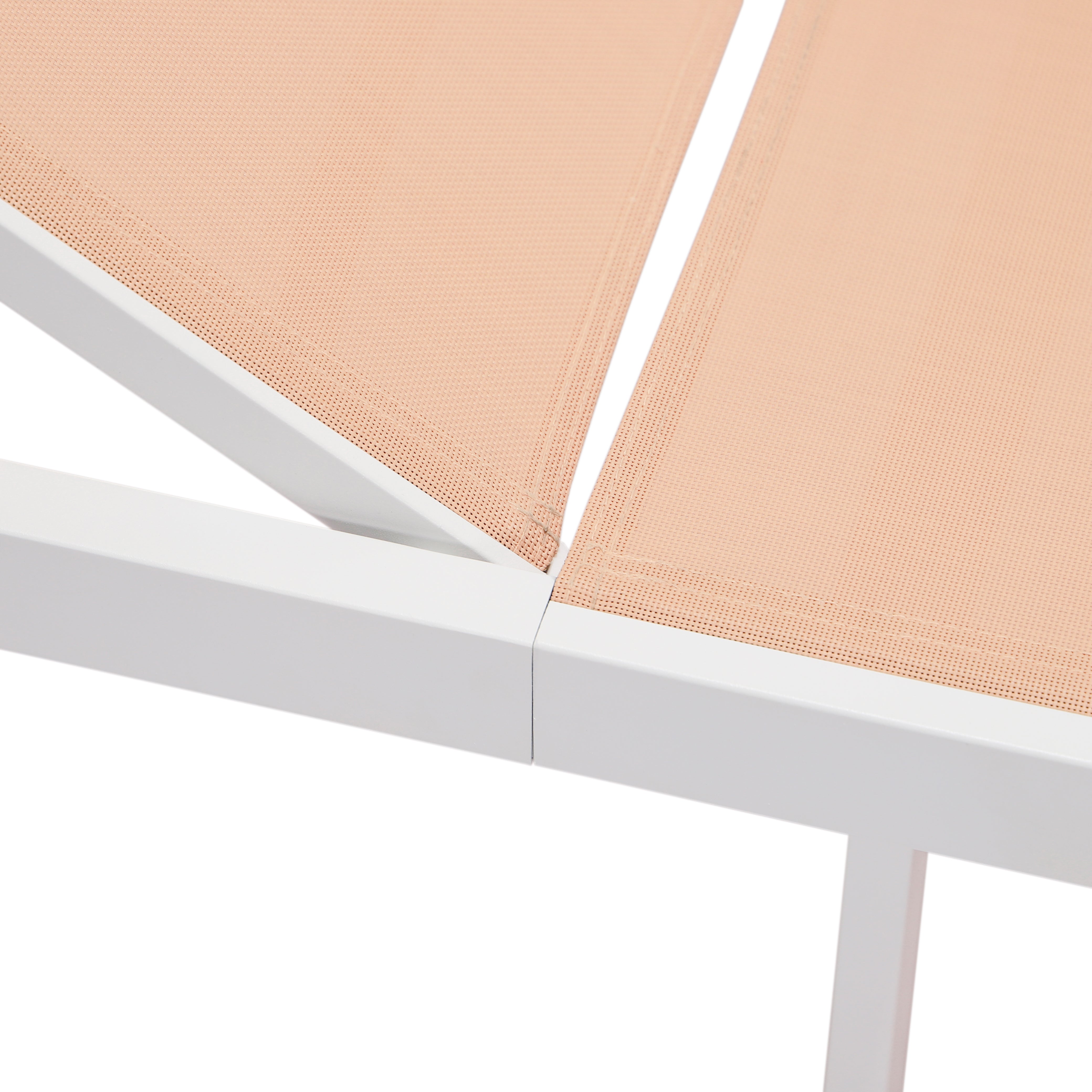 Marlin Aluminum Outdoor Chaise Lounge Chair with Sling Fabric Seat