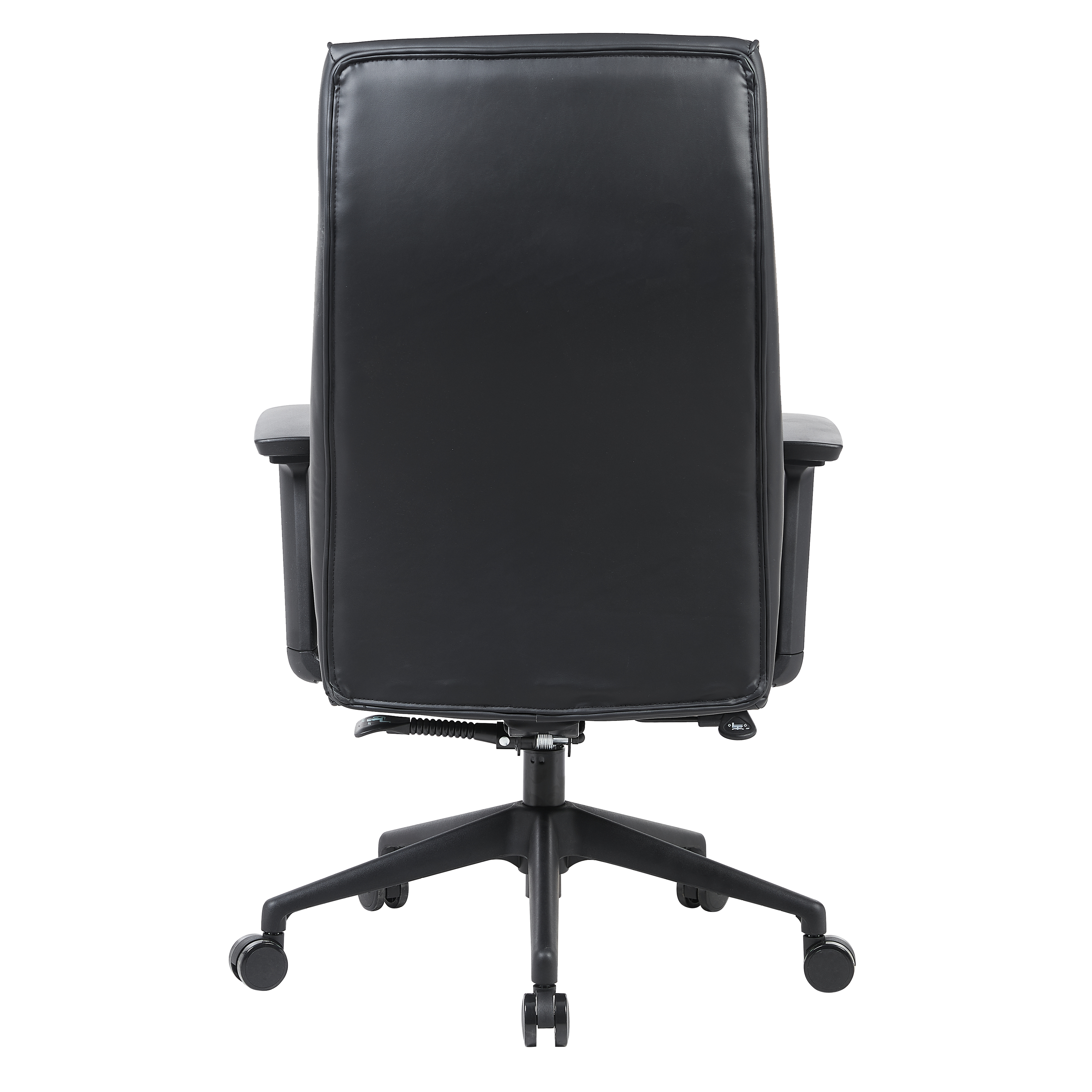Maxwell Leather Office Chair Stainless Steel Frame and Nylon Base