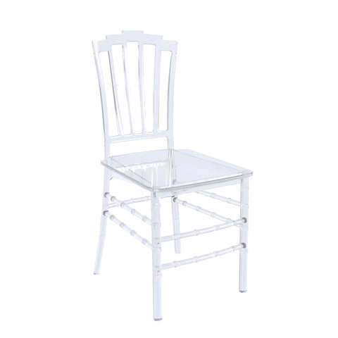 Synth Dining Chair Polycarbonate Side Chair with Windsor Back Design