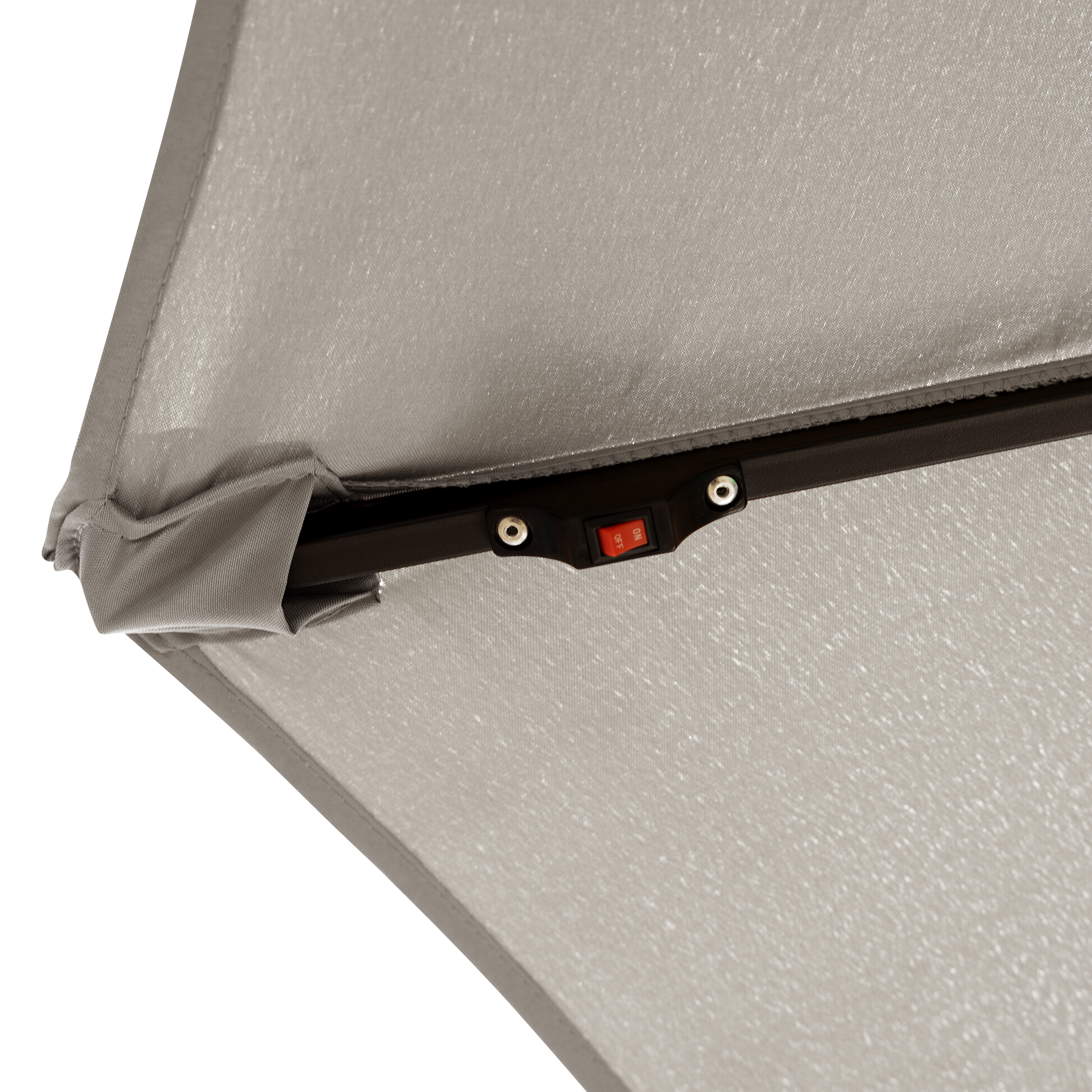 Willry Modern Outdoor 10 Ft Offset Cantilever Hanging Patio Umbrella With Solar Powered LED