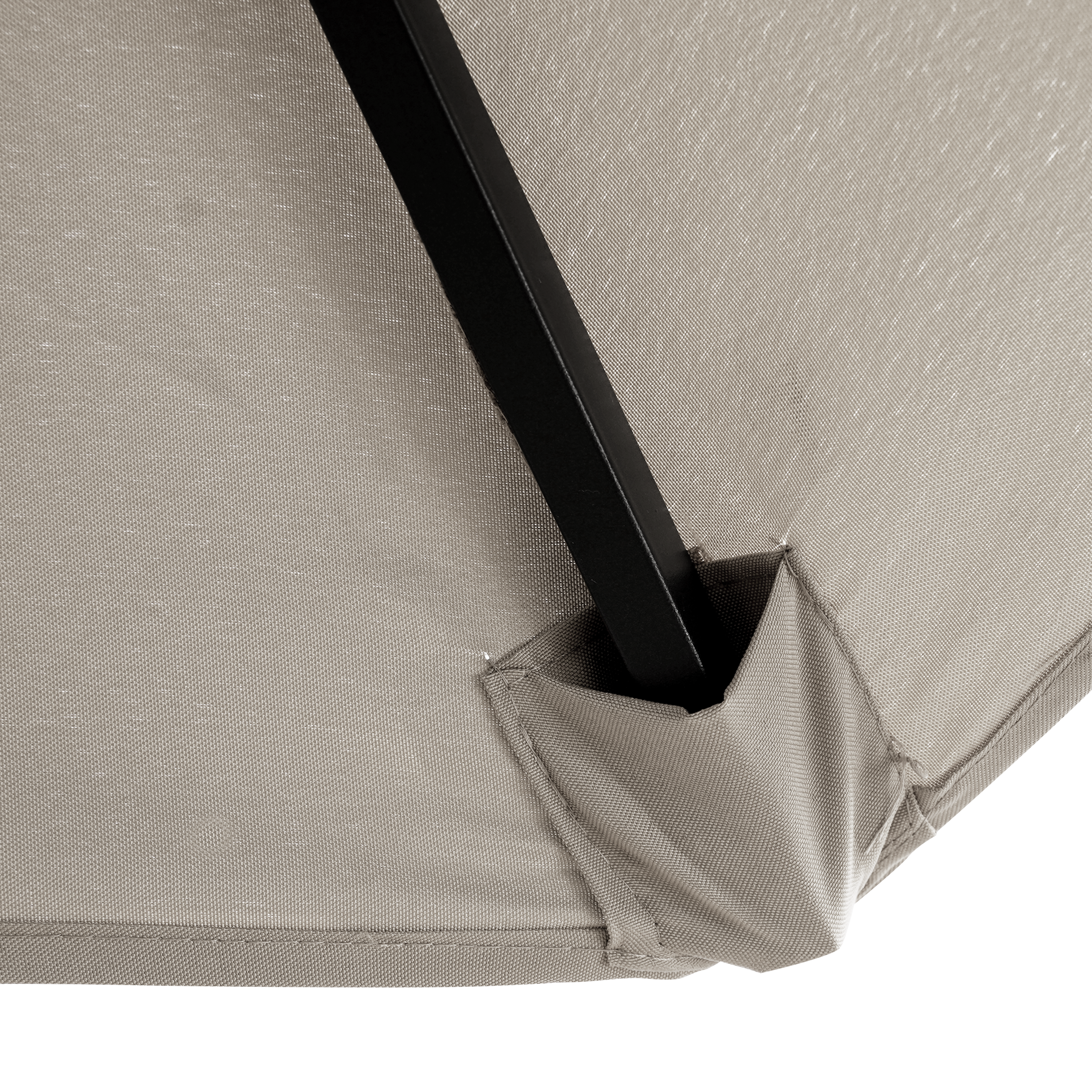 Willry Modern Outdoor 10 Ft Offset Cantilever Hanging Patio Umbrella With Solar Powered LED