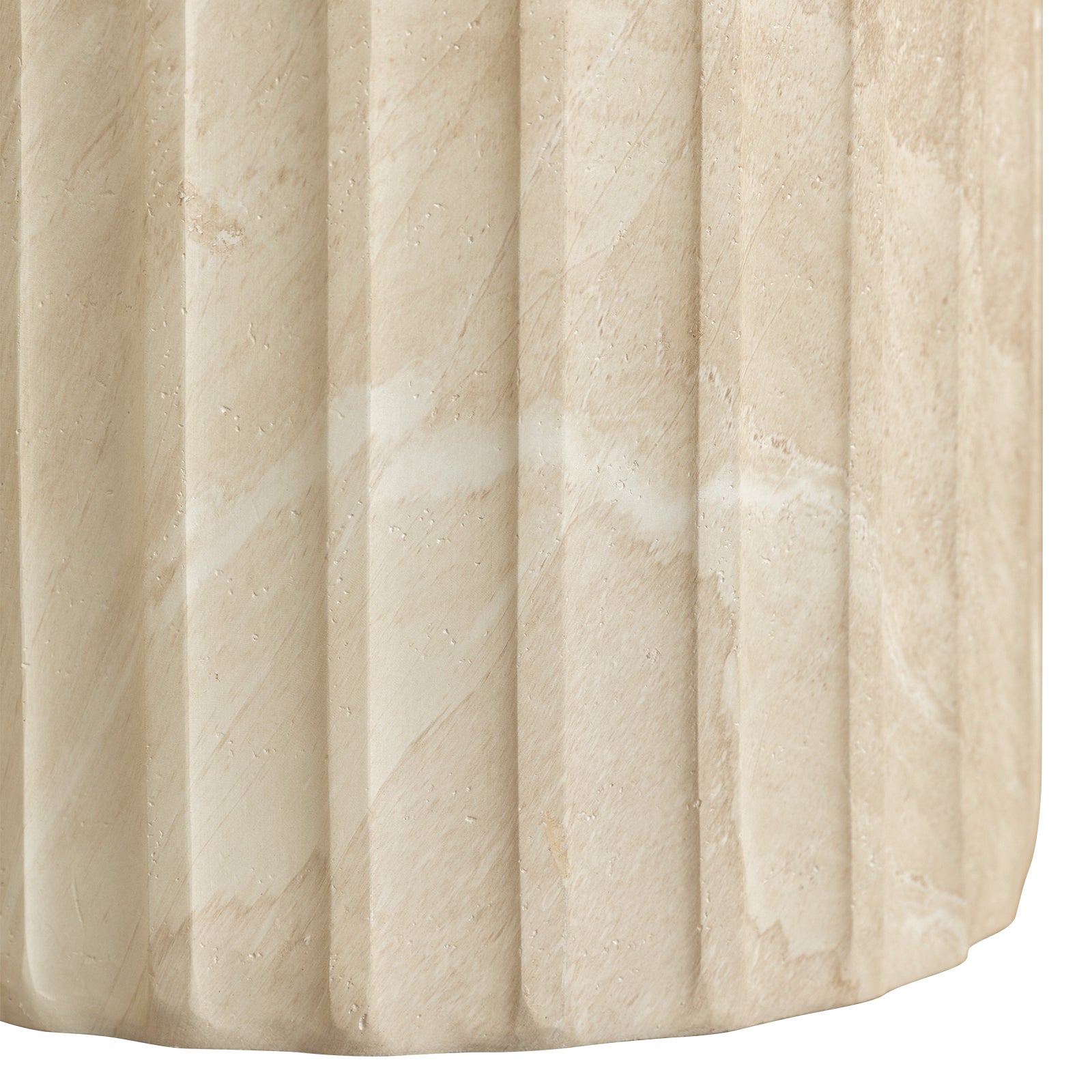 Zenvio Round Side /EndTable in Fiberstone for Indoor and Outdoor