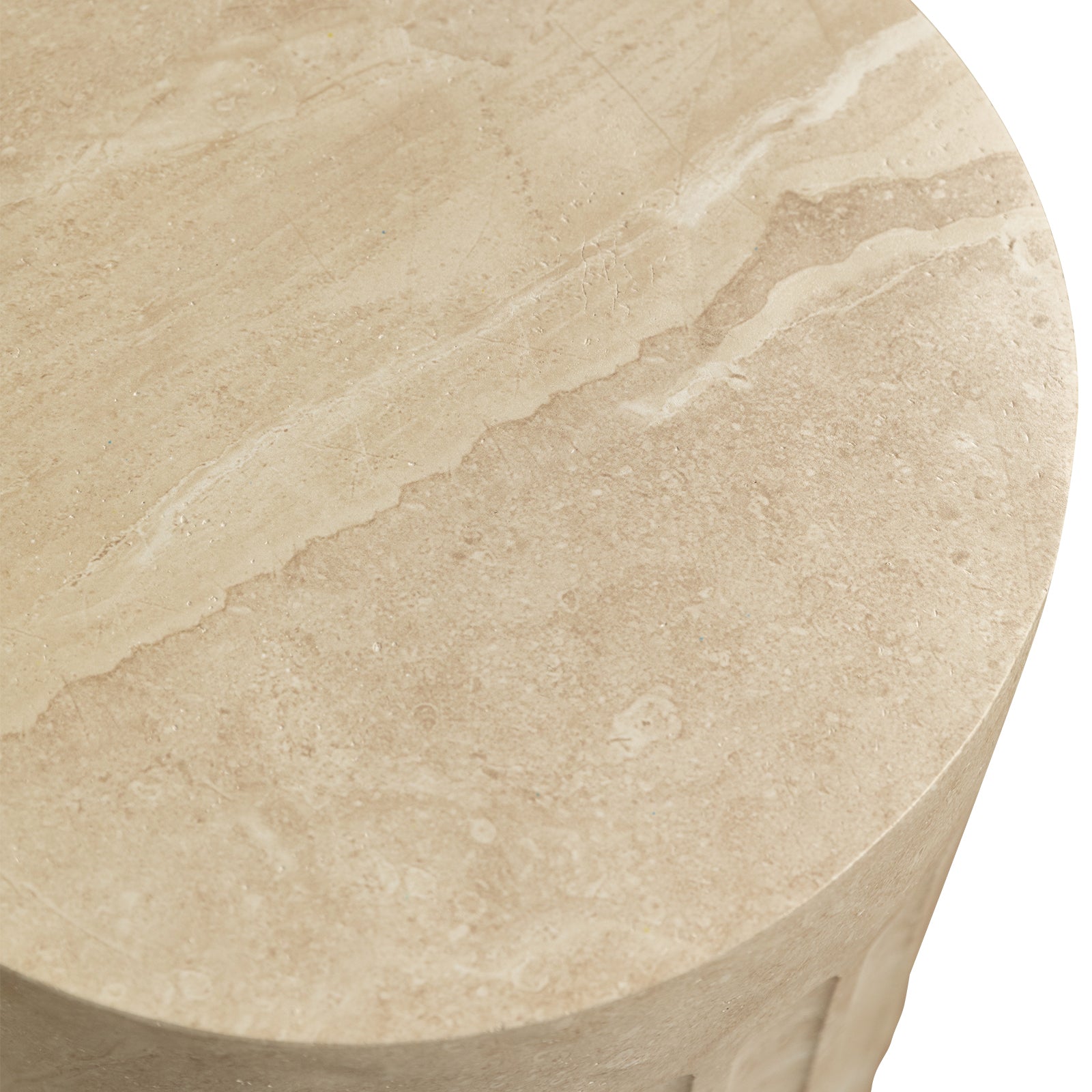 Zenvio Round Side /EndTable in Fiberstone for Indoor and Outdoor