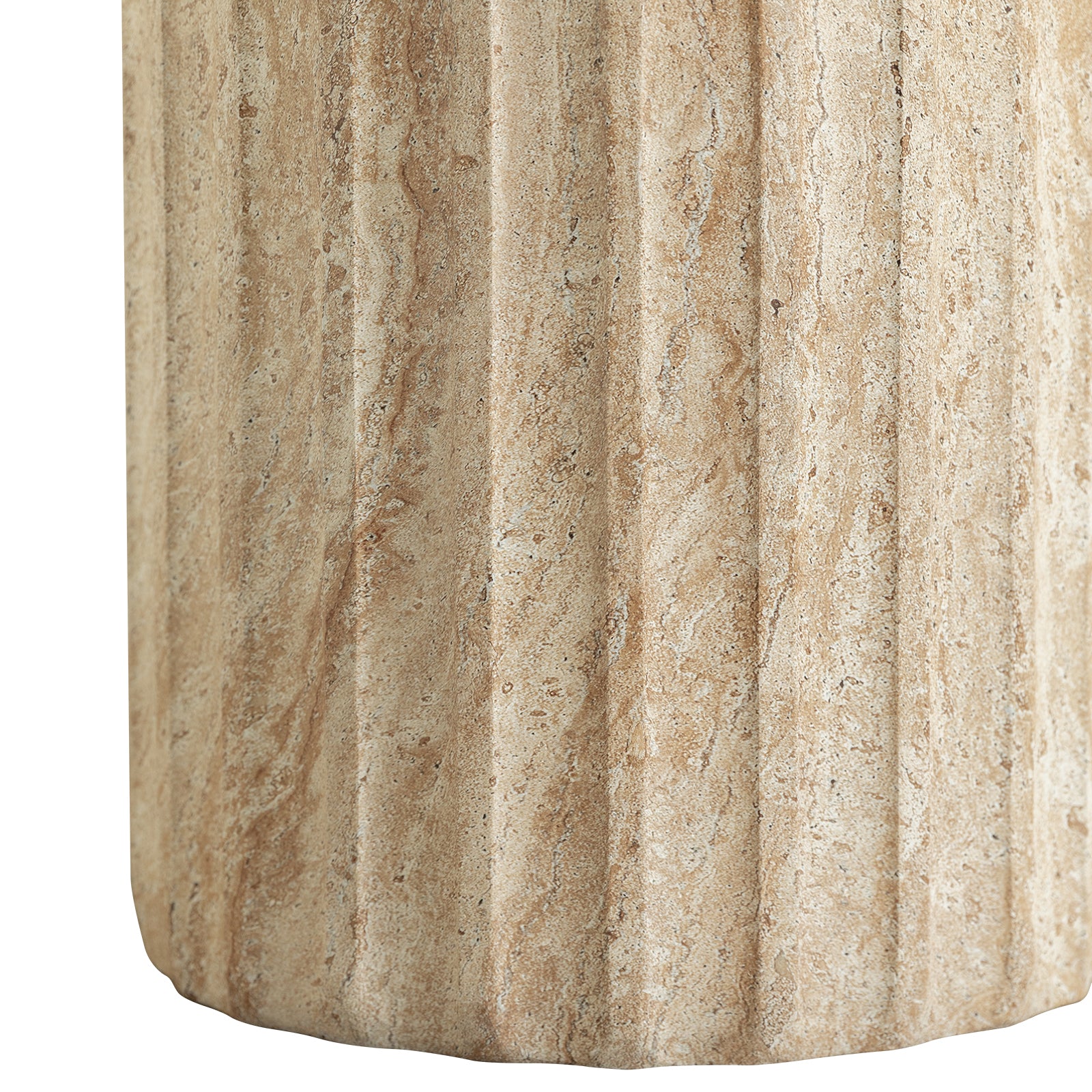 Zenvio Round Side /EndTable in Fiberstone for Indoor and Outdoor
