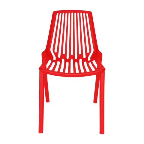 LeisureMod Acken Plastic Stackable Dining Chair