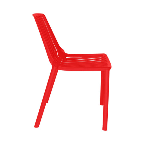 LeisureMod Acken Plastic Stackable Dining Chair