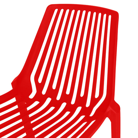 LeisureMod Acken Plastic Stackable Dining Chair