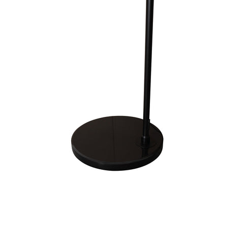 Arco Modern 76" Arched Floor Lamp: Black Marble Base & Metal Dome Shade