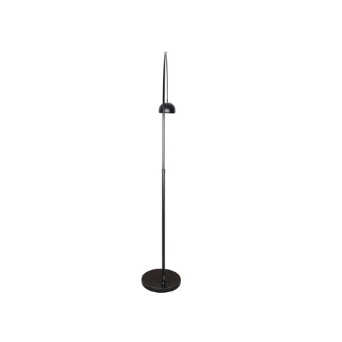 Arco Modern 76" Arched Floor Lamp: Black Marble Base & Metal Dome Shade