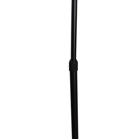 Arco Modern 76" Arched Floor Lamp: Black Marble Base & Metal Dome Shade