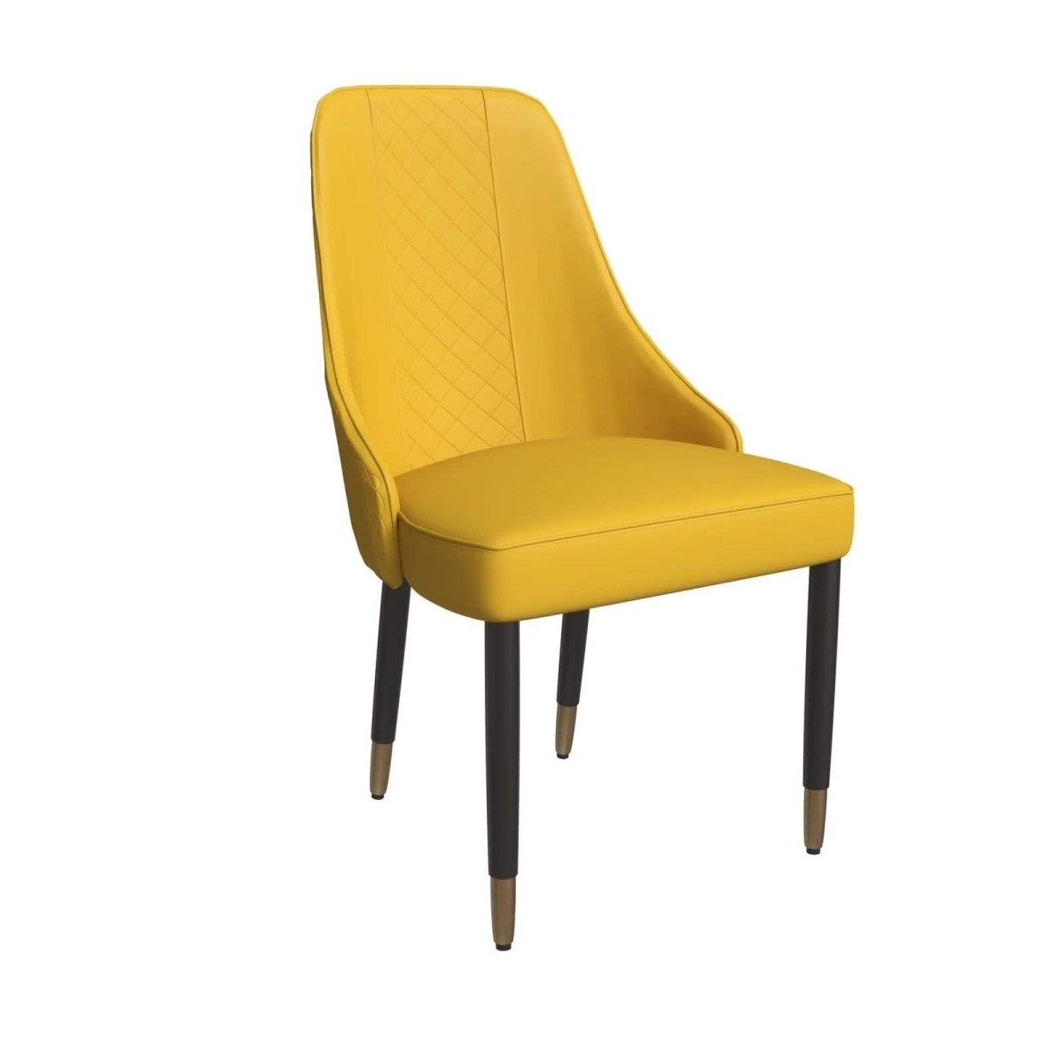 Allure Dining Chairs Fabric/Leather Seat and Back in Oak Wood