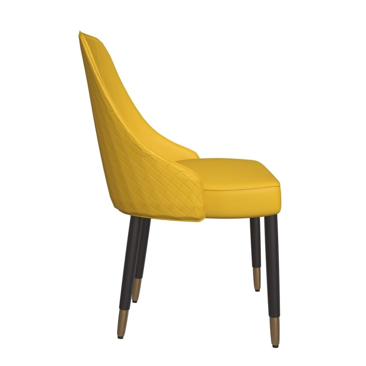 Allure Dining Chairs Fabric/Leather Seat and Back in Oak Wood