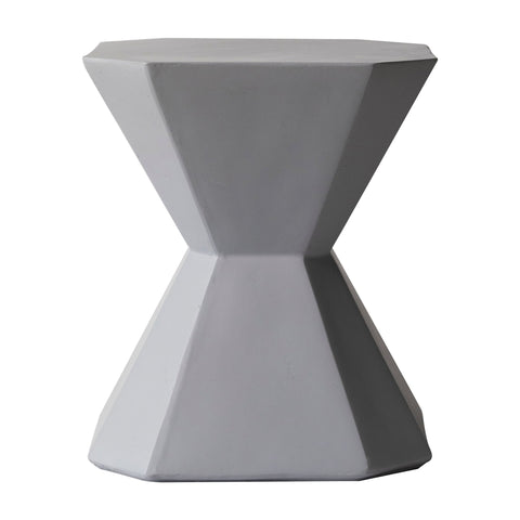 Azure Side Table Round Fiberstone Accent Table