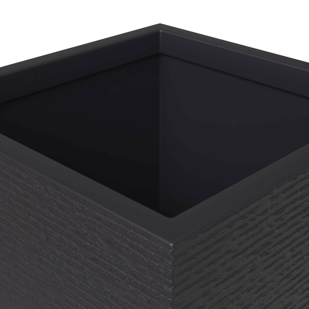 Basalt Fiberstone and MgO Clay Modern Tall Square Planter Pot for Indoor and Outdoor
