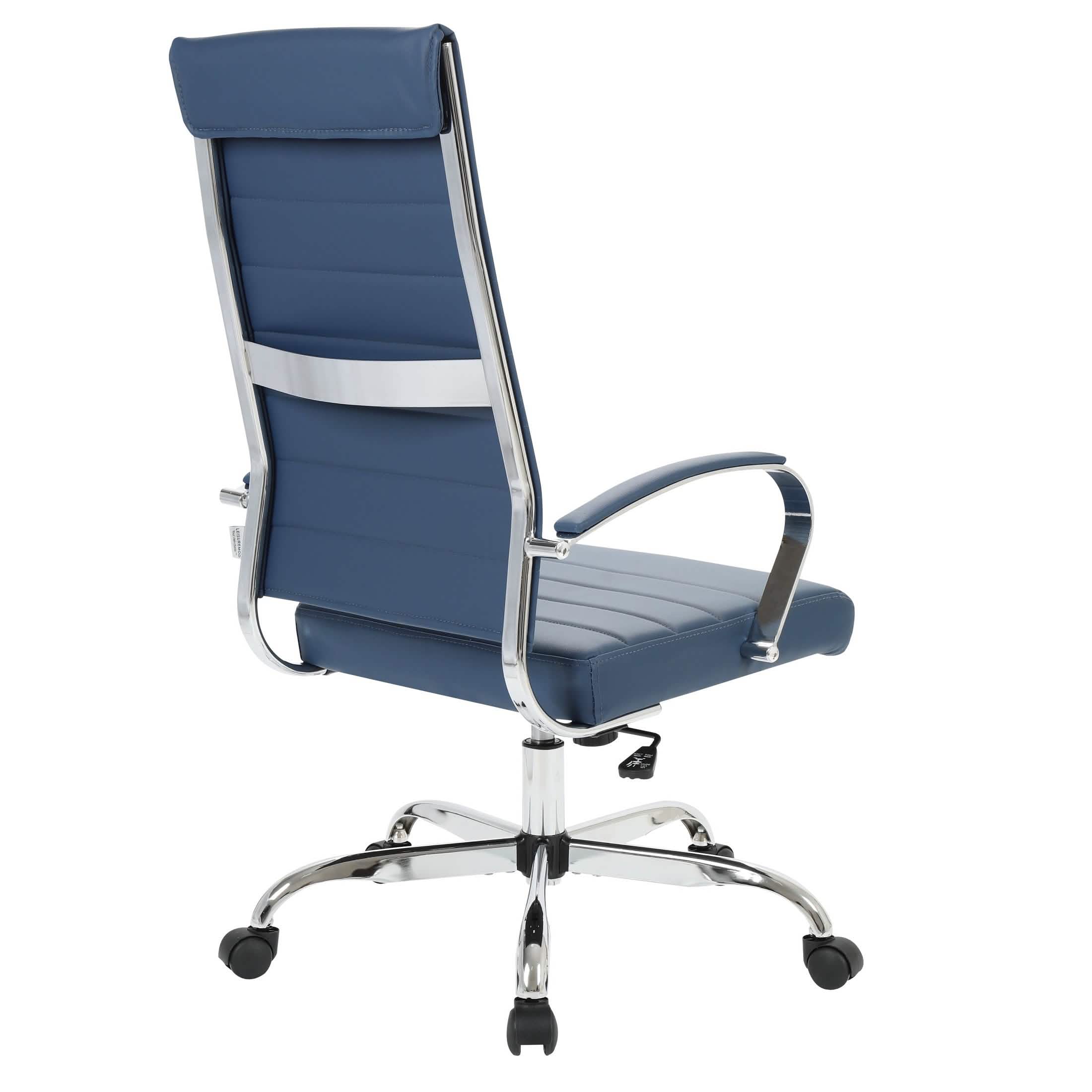 Benmar High - Back Leather Adjustable Office Conference Chair