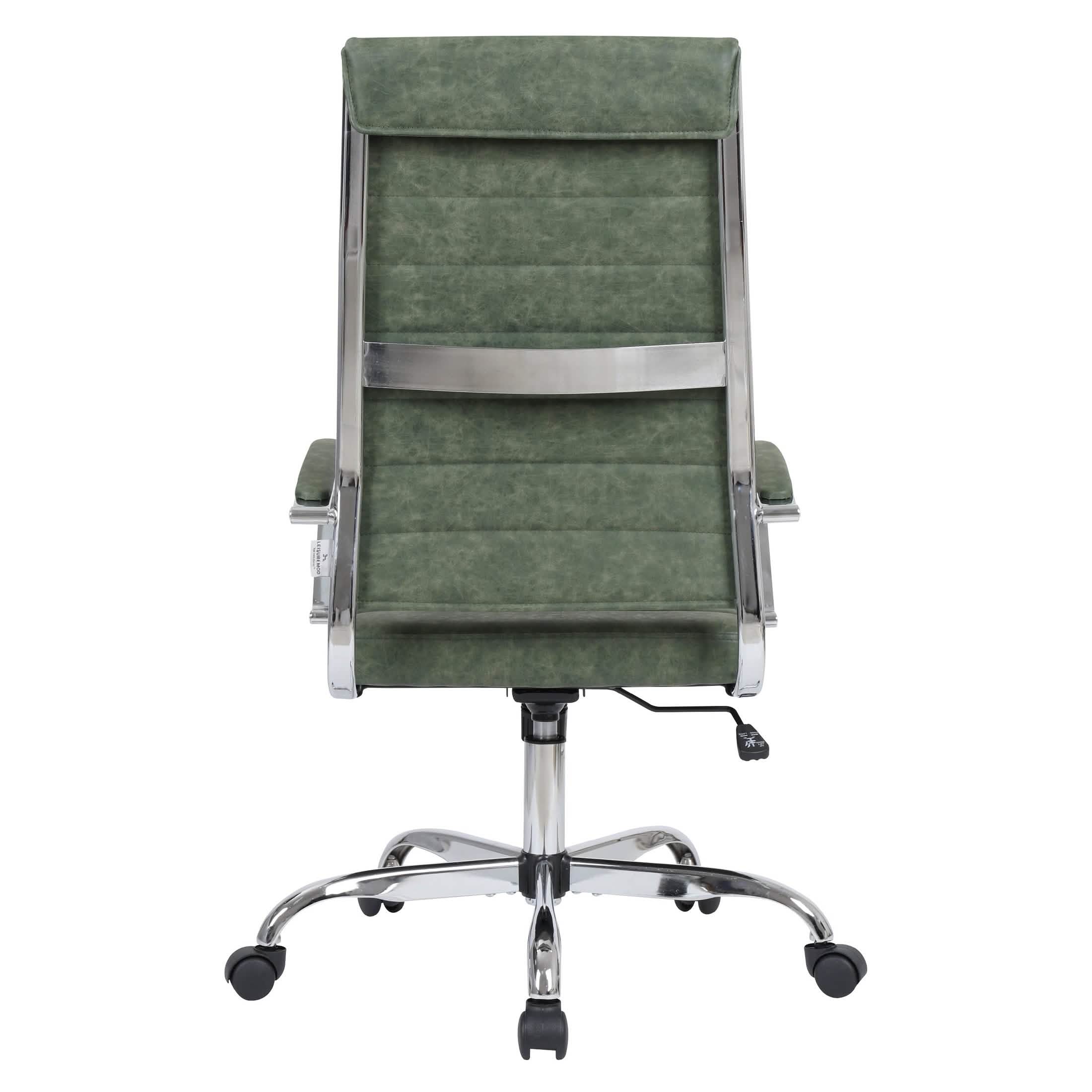 Benmar High - Back Leather Adjustable Office Conference Chair