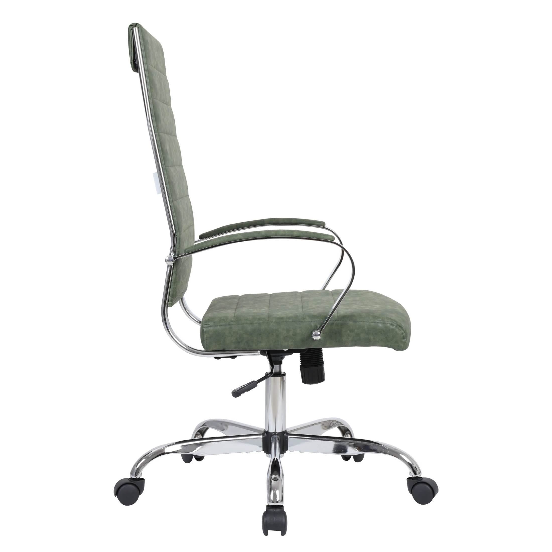 Benmar High - Back Leather Adjustable Office Conference Chair