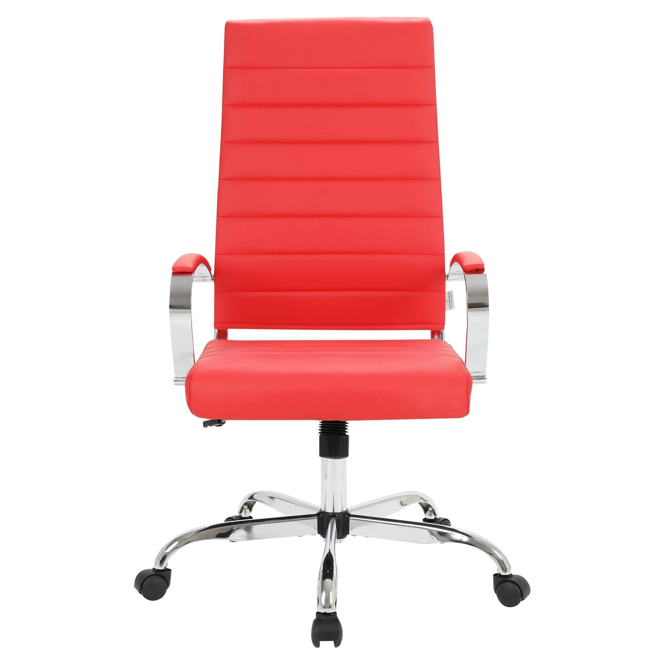 Benmar High - Back Leather Adjustable Office Conference Chair
