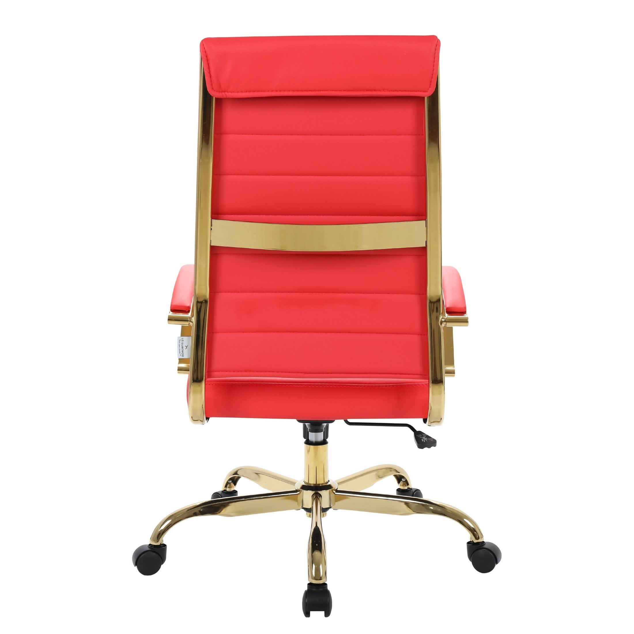 Benmar High - Back Leather Adjustable Office Conference Chair