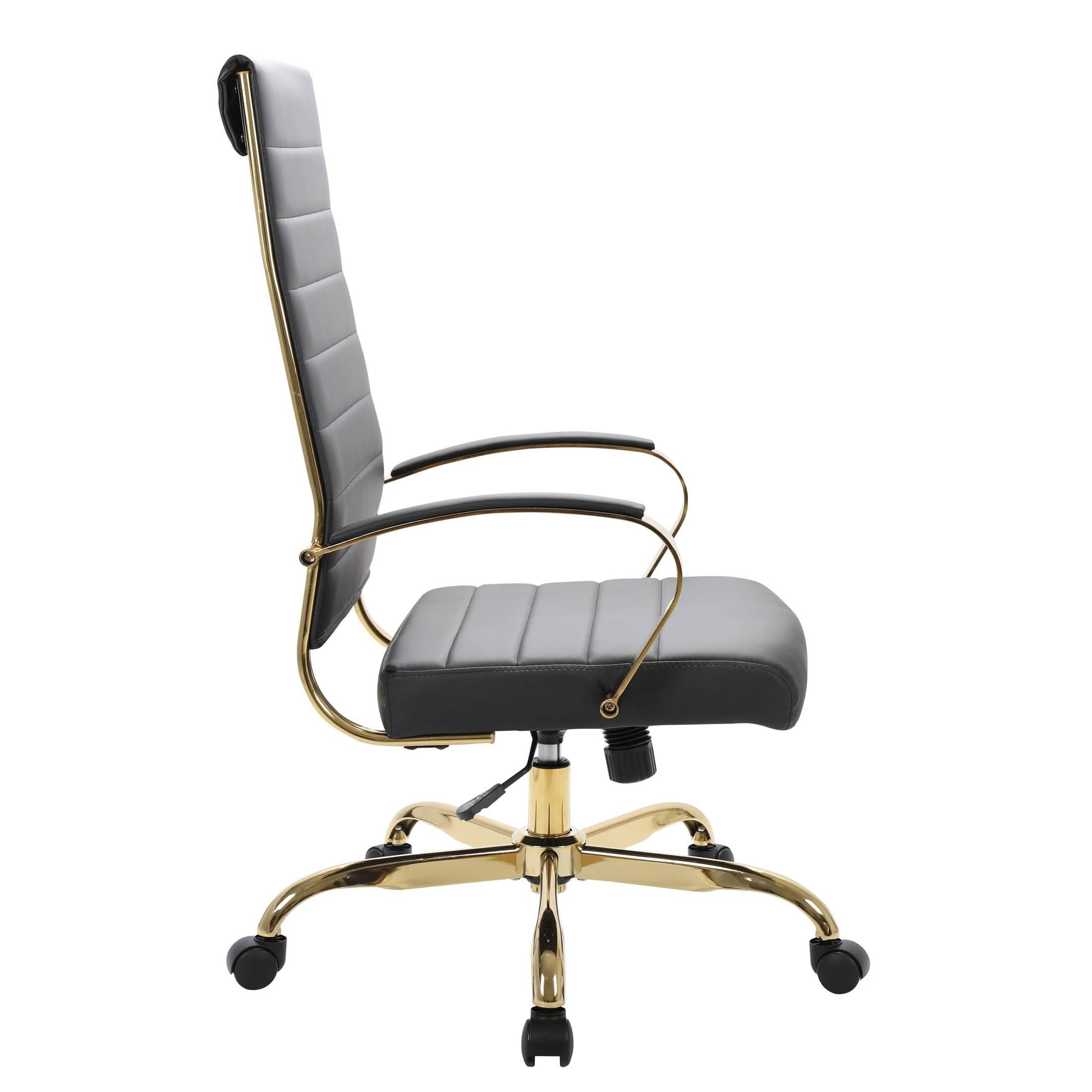 Benmar High - Back Leather Adjustable Office Conference Chair