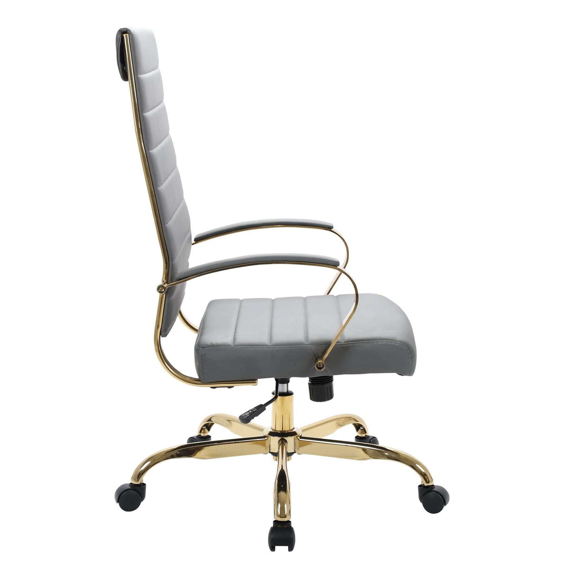 Benmar High - Back Leather Adjustable Office Conference Chair