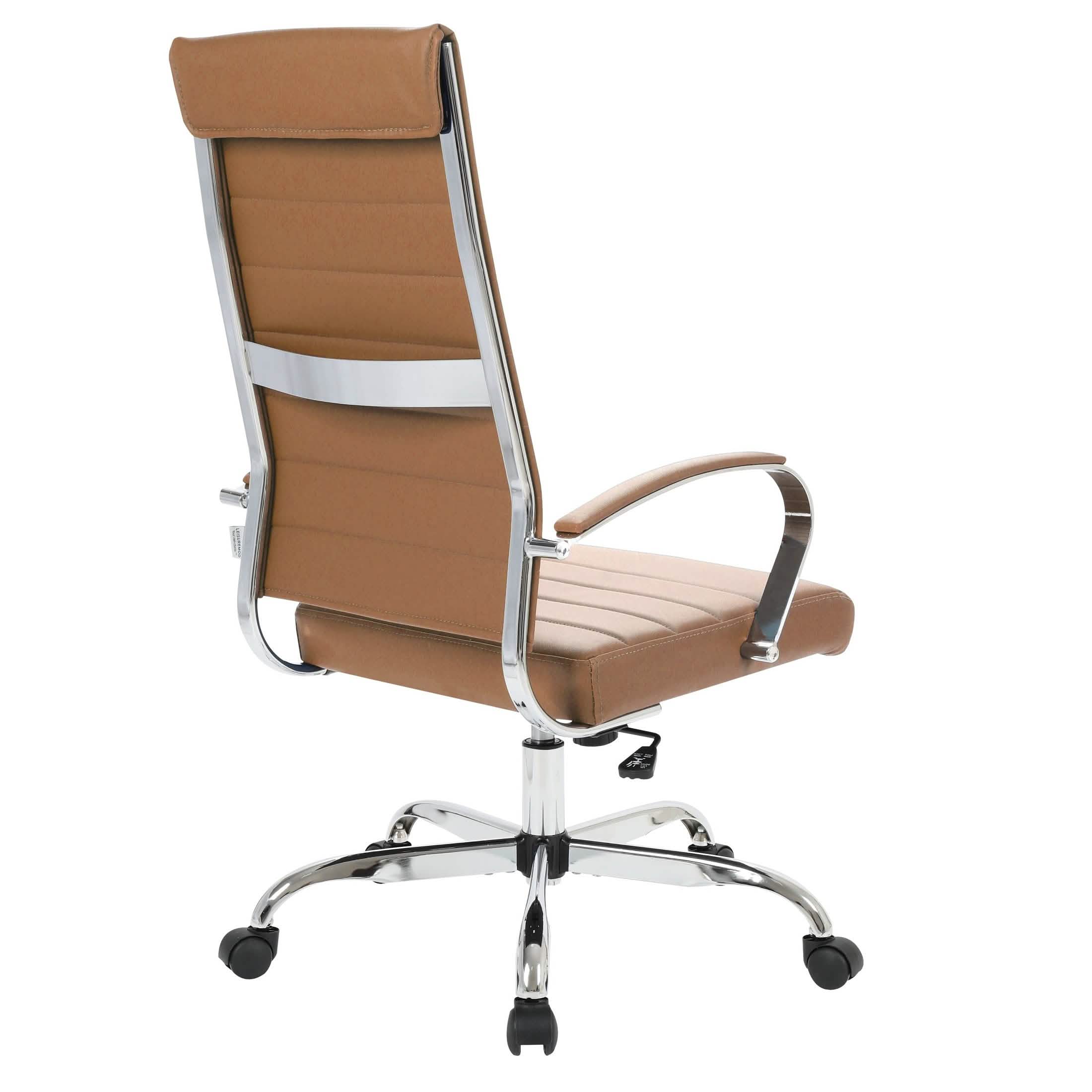 Benmar High - Back Leather Adjustable Office Conference Chair