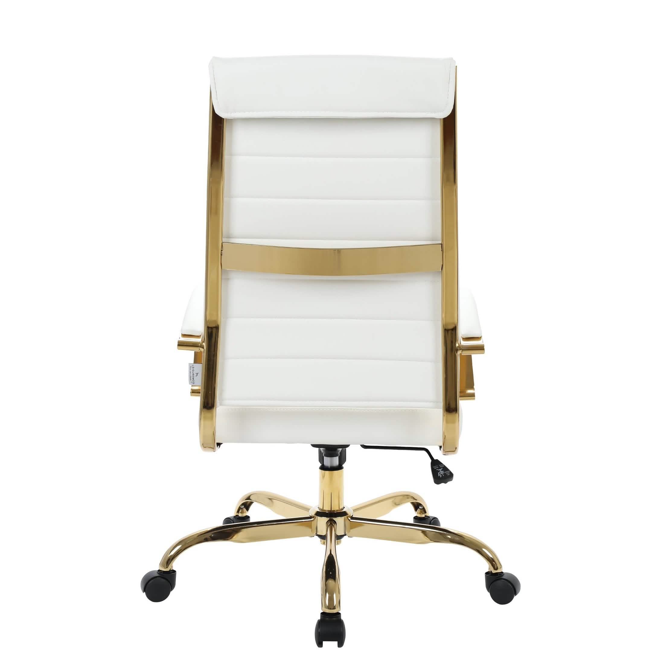 Benmar High - Back Leather Adjustable Office Conference Chair