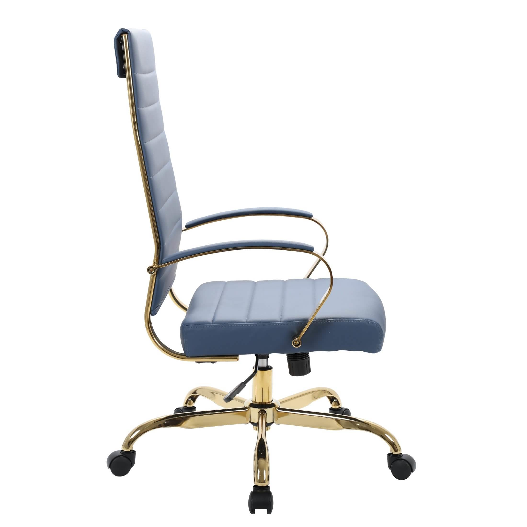 Benmar High - Back Leather Adjustable Office Conference Chair
