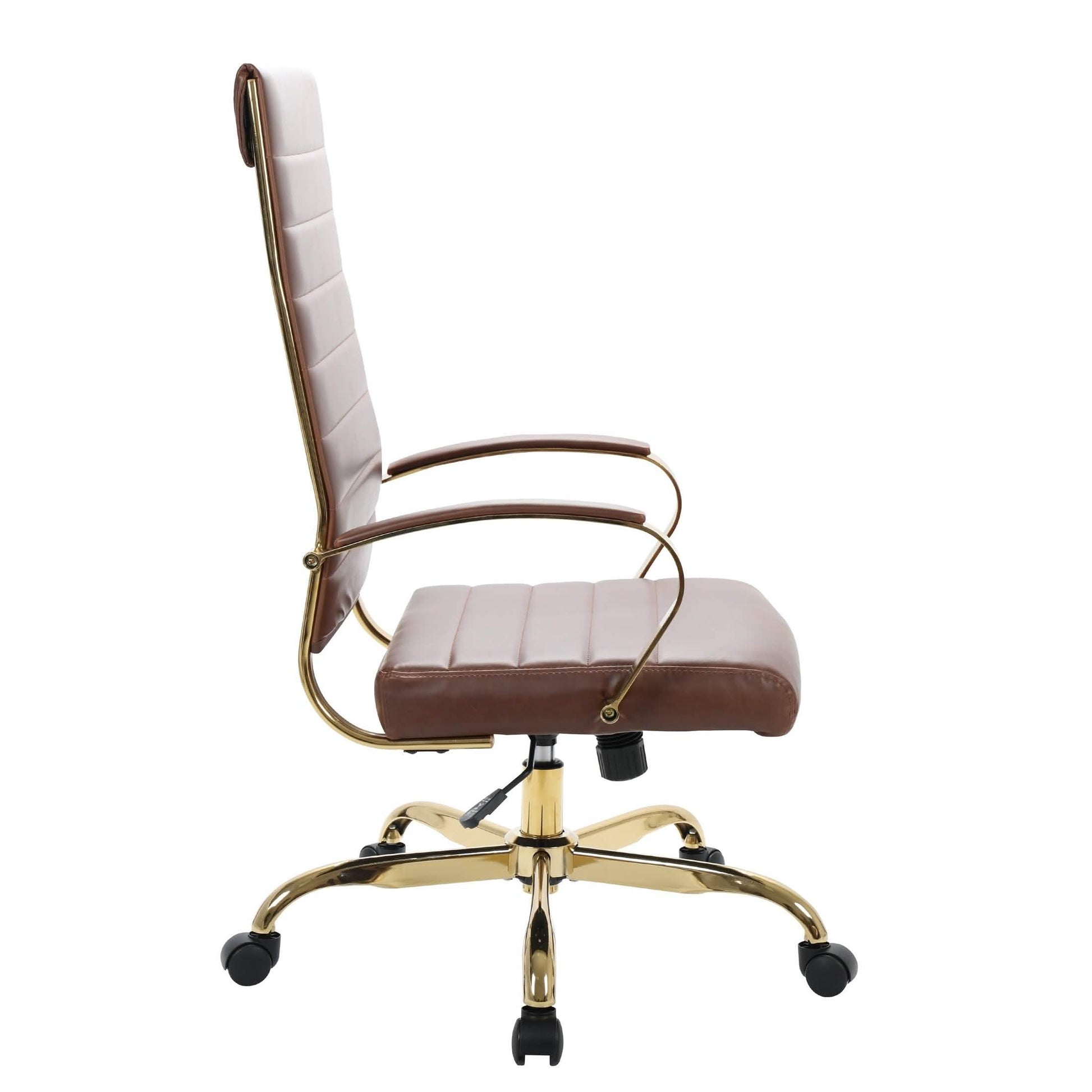Benmar High - Back Leather Adjustable Office Conference Chair