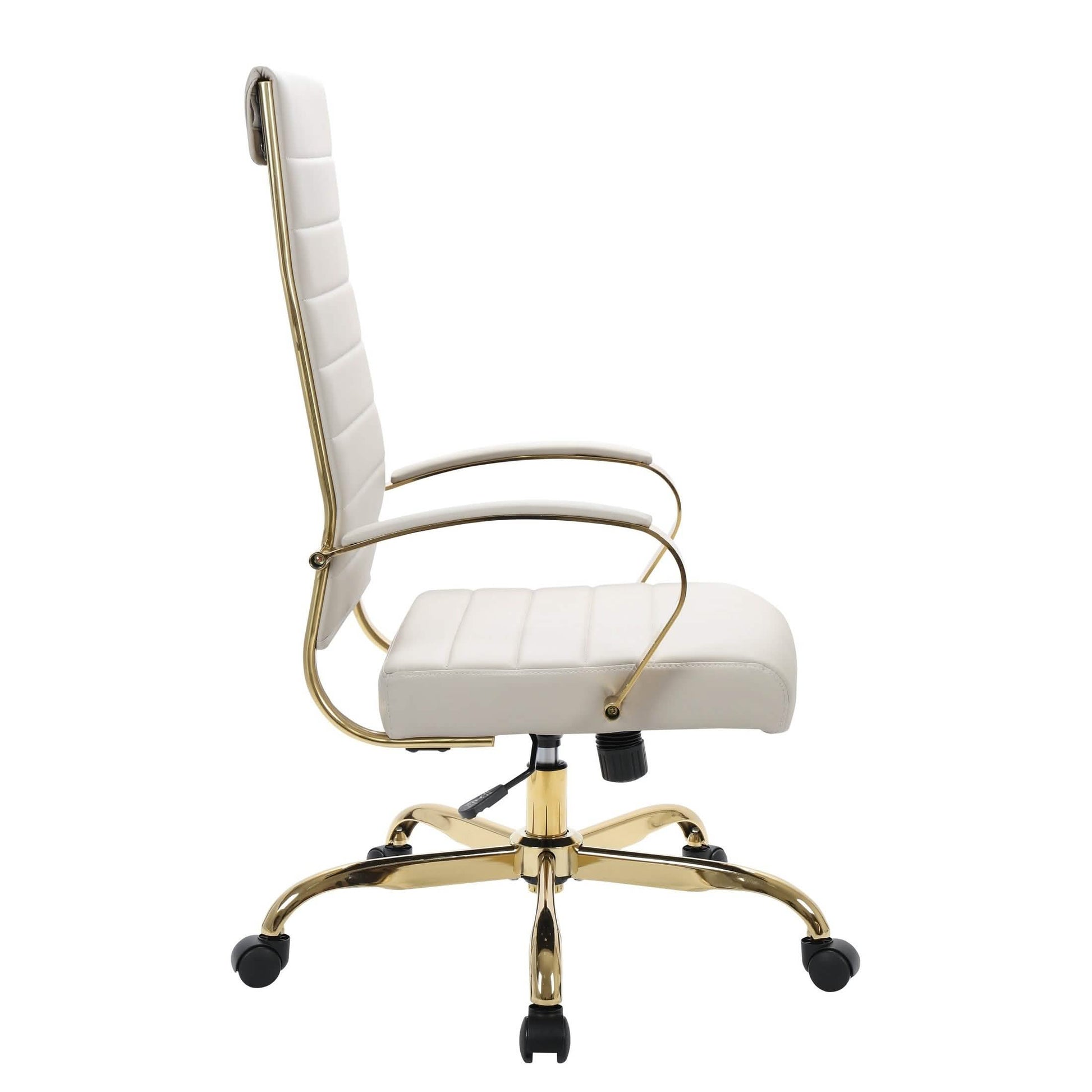 Benmar High - Back Leather Adjustable Office Conference Chair