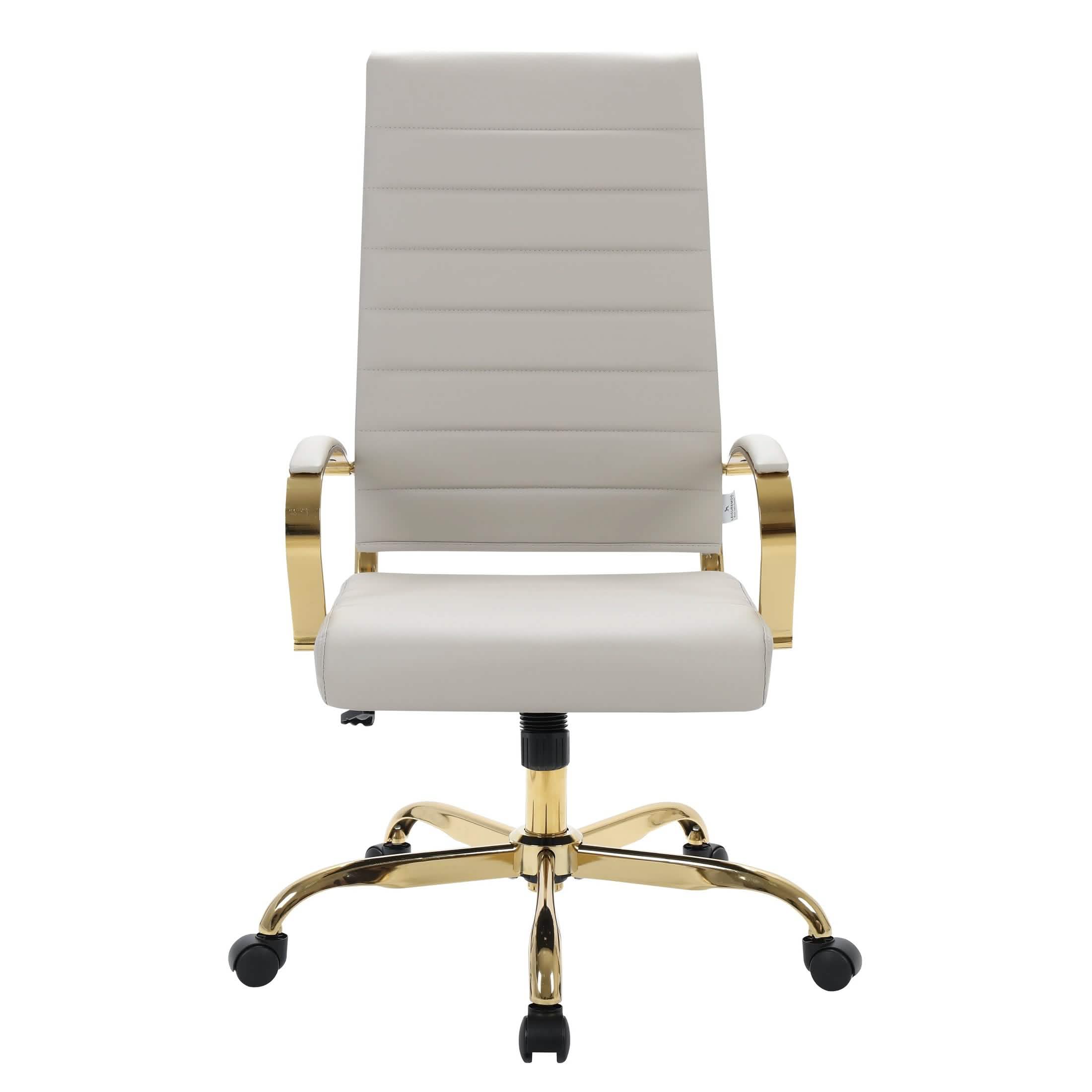 Benmar High - Back Leather Adjustable Office Conference Chair